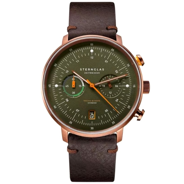 Sternglas - Hamburg Chrono Uhr - Dark Green