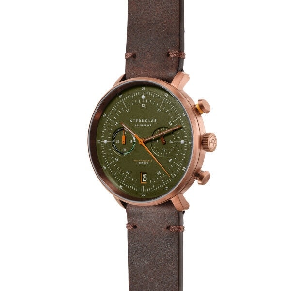 Sternglas - Hamburg Chrono Uhr - Dark Green