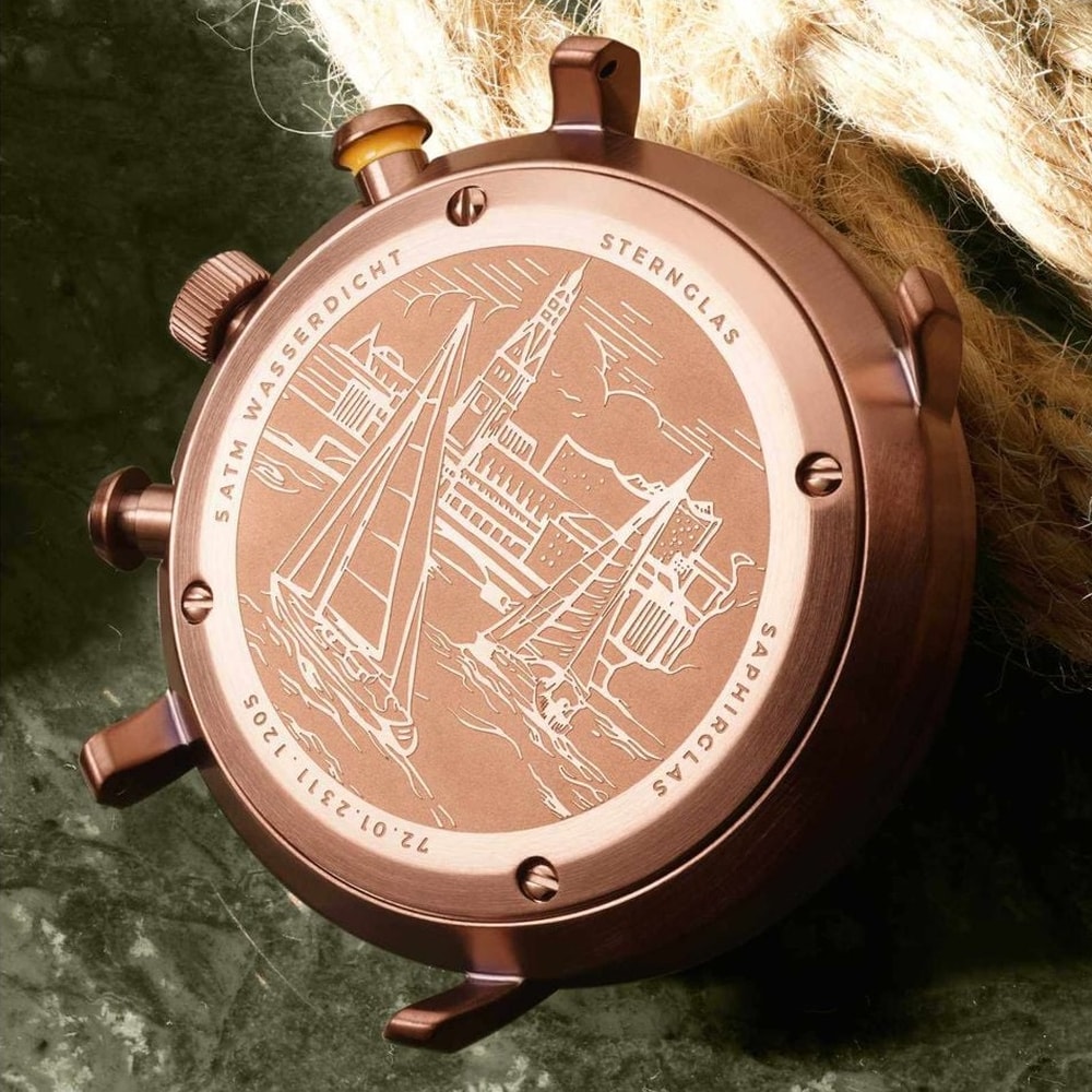 Sternglas - Hamburg Chrono Uhr - Dark Green