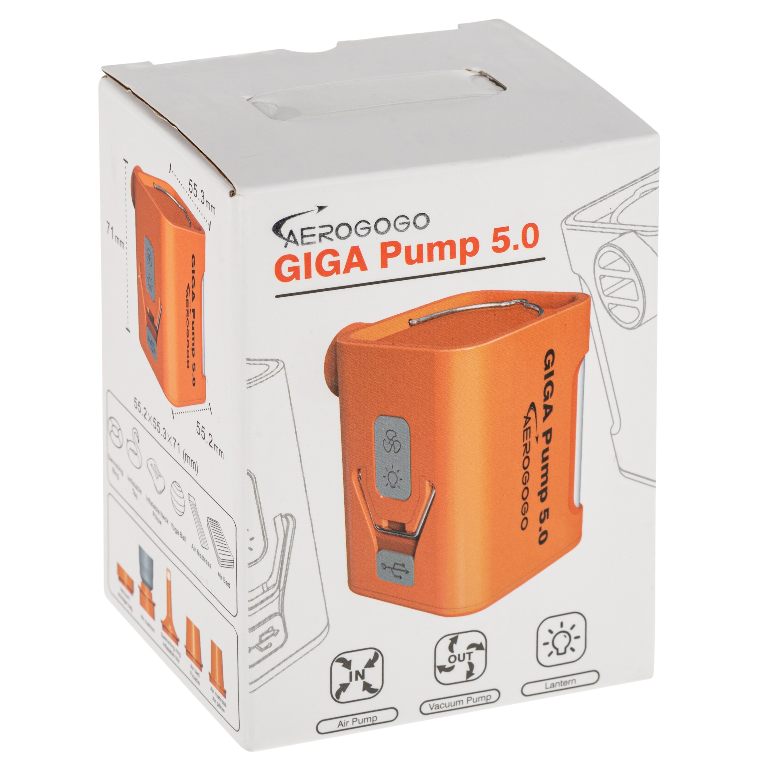 Pompka Aerogogo Giga Pump 5.0 - Orange