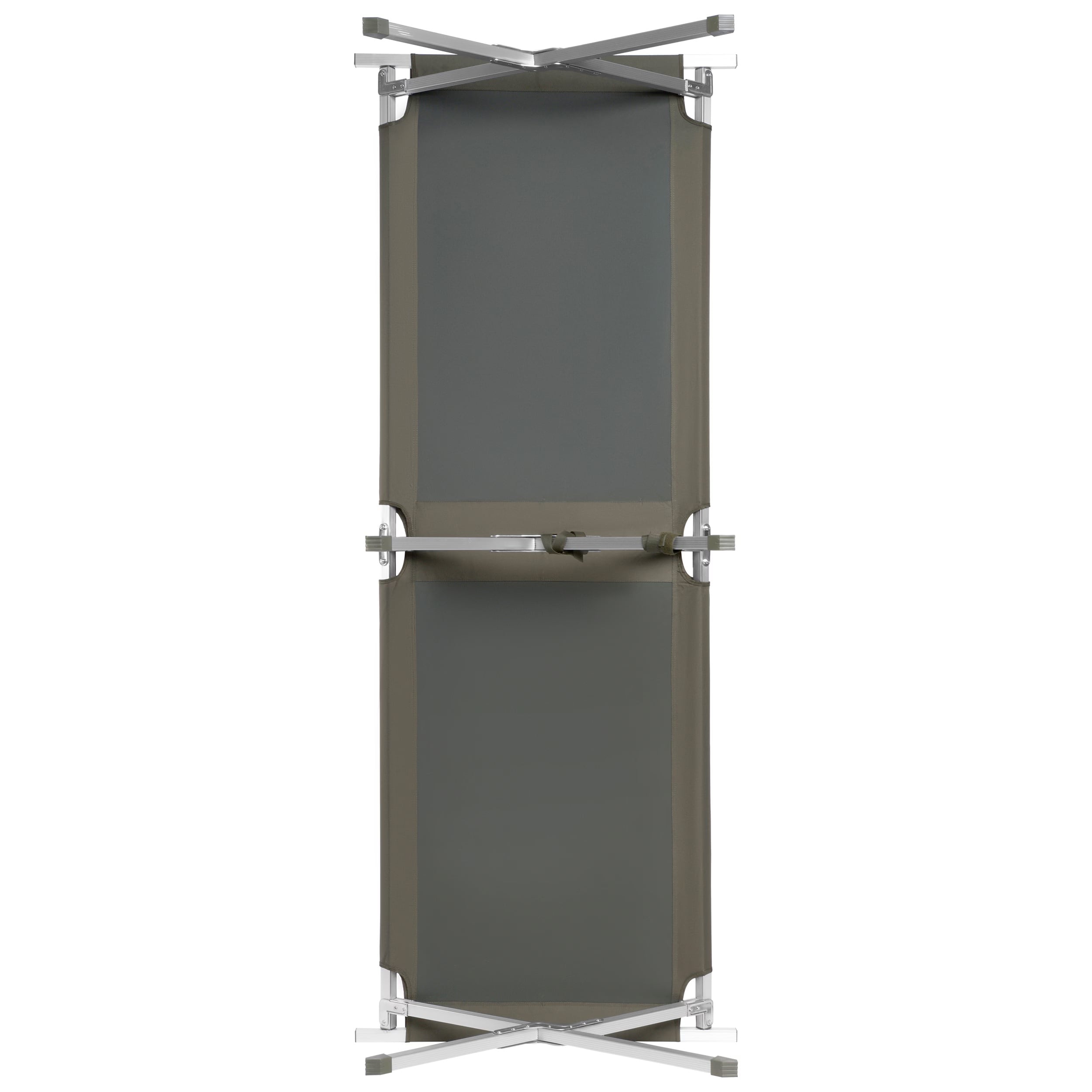 Mil-Tec US Style Klappbares Feldbett + Badger Outdoor Matratze + Kissen - Set