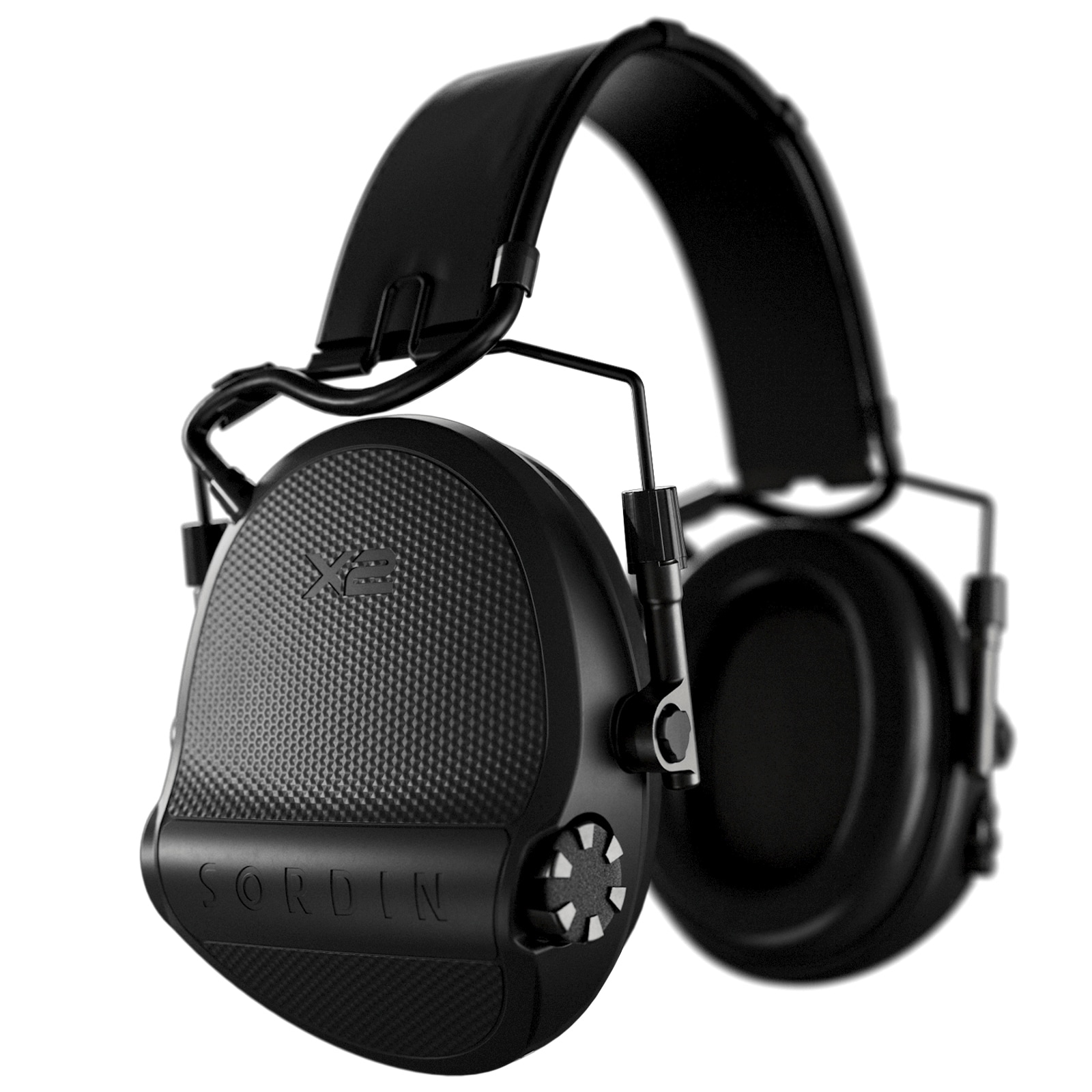 Sordin - Supreme X2 Gel Headband Aktiver Gehörschutz - Black
