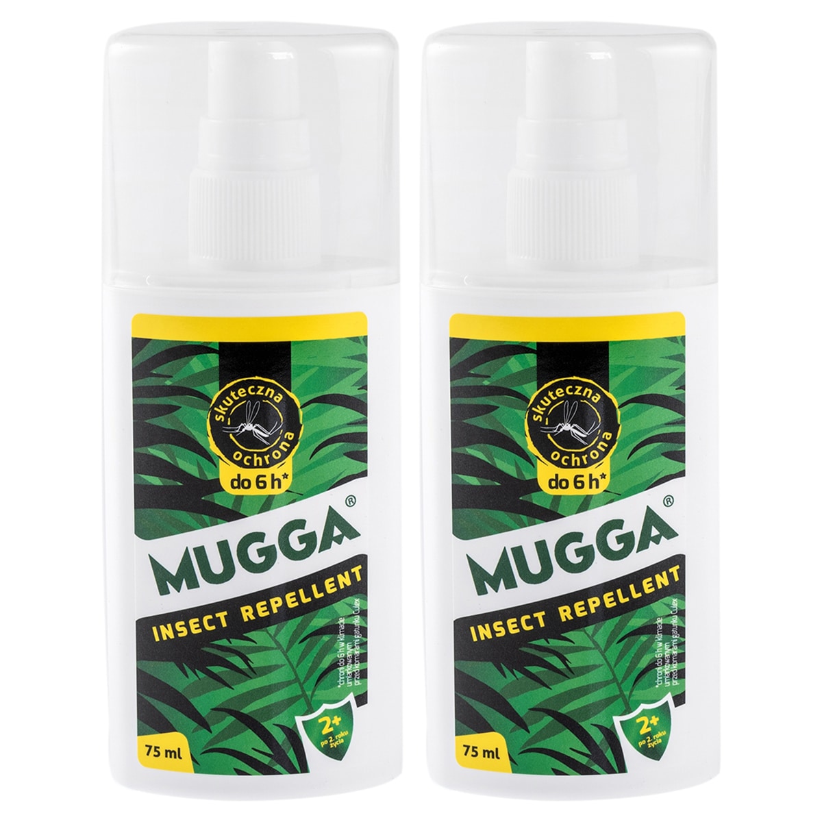 Mugga - Insektenschutzspray 9,5% DEET 75 ml - 2 Stk.