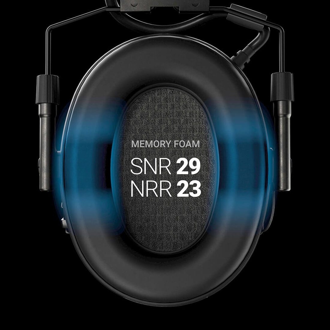 Sordin - Supreme X2 Memoryfoam Headband - Aktiver Gehörschutz - Green