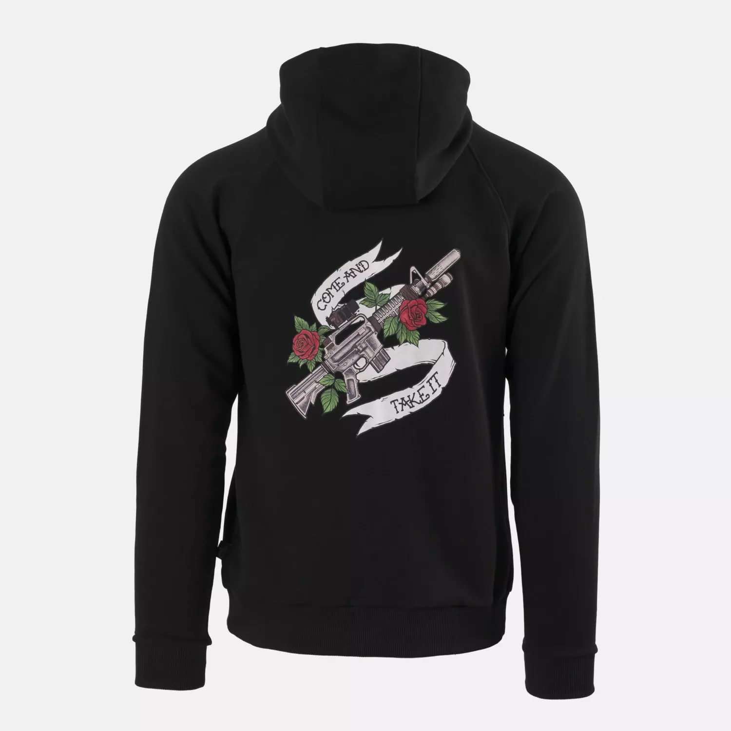 Helikon-Tex - Full-Zip Come And Take It Hoodie Sweatshirt - Black