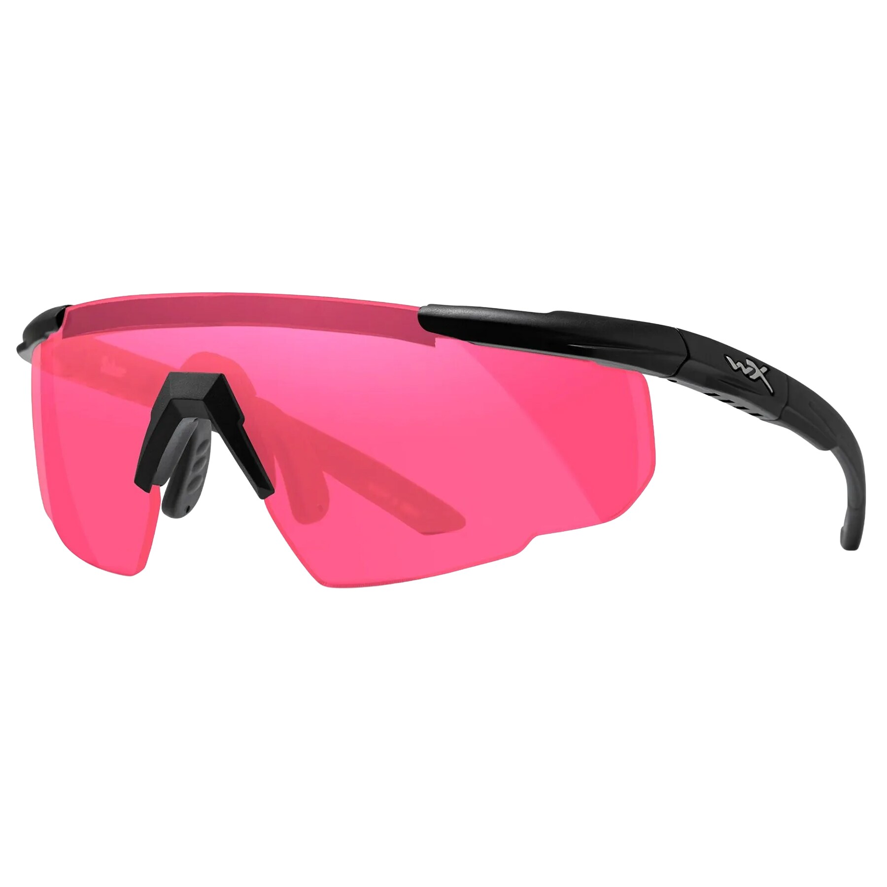 Wiley X - Saber Advanced taktische Brille - Vermillion/Matte Black + Anti-Fog Cleaner Kit - Set
