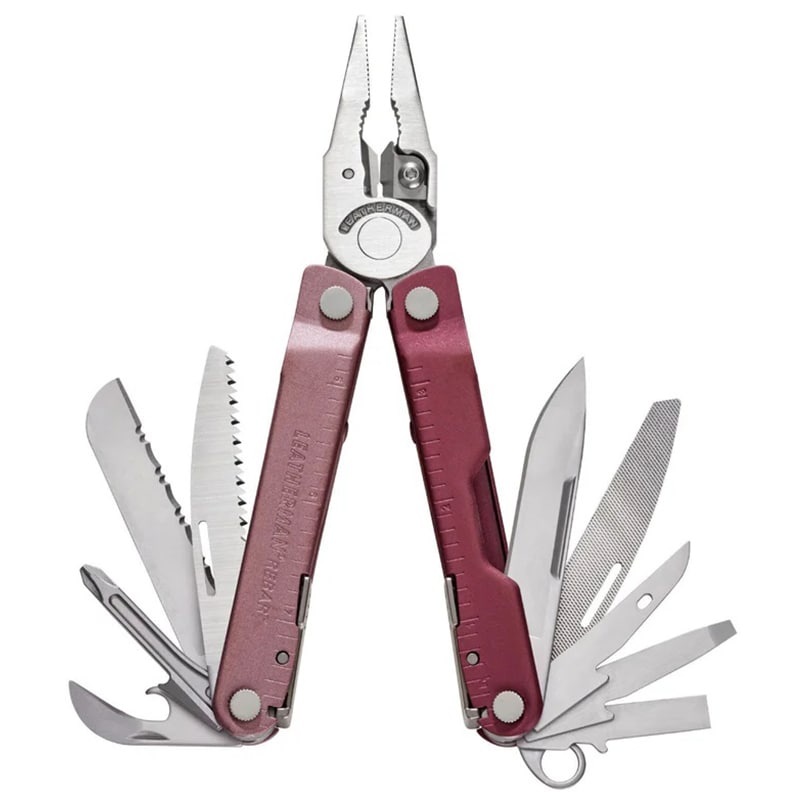 Leatherman - Rebar Heathered Cranberry Multitool mit Holster