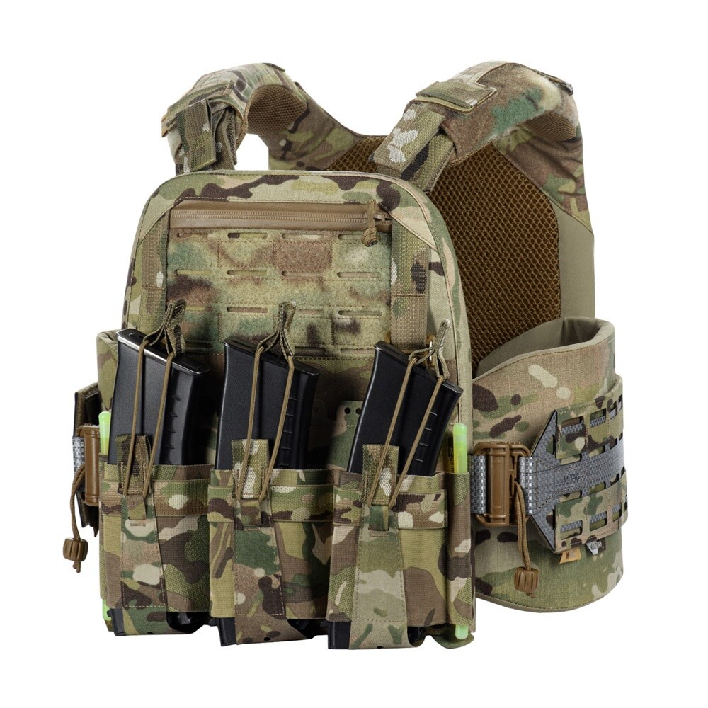 M-Tac - Cuirass Tiger Elite Tegris - Taktische Weste vom Typ Plate Carrier - MultiCam