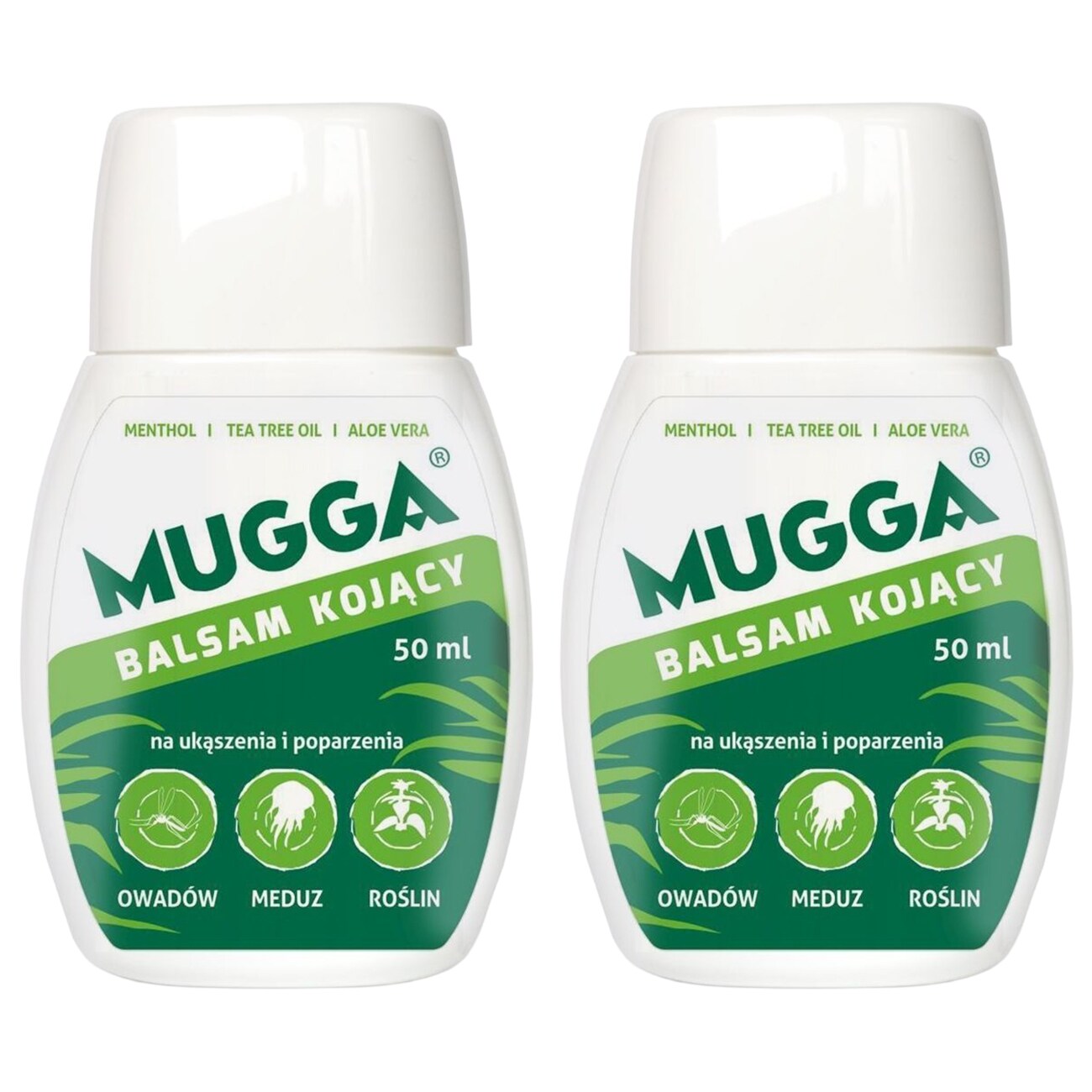Mugga - Beruhigender Balsam bei Insektenstichen und Verbrennungen, 50 ml - 2 Stk.