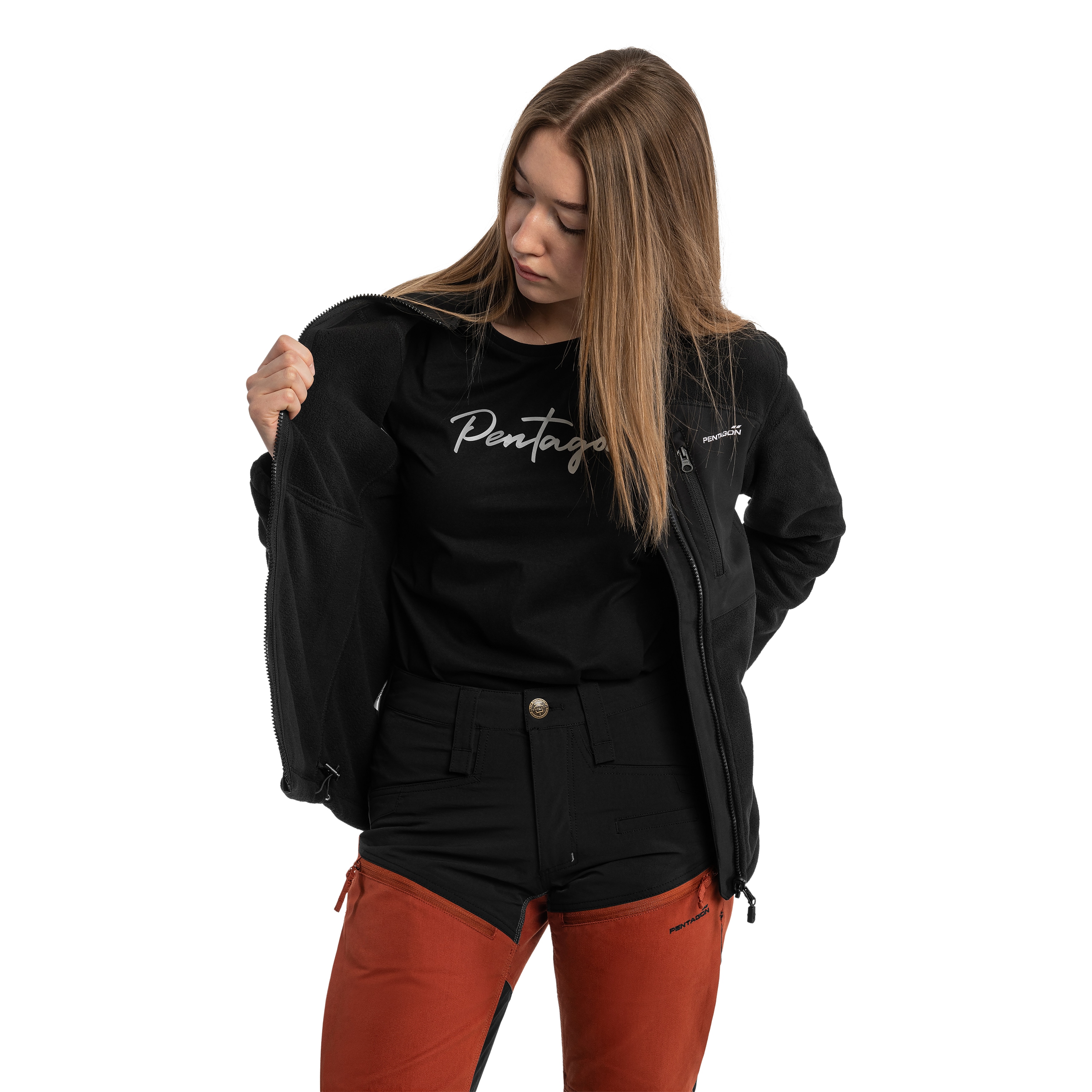 Pentagon - Athos 2.0 Damen-Fleece - Black