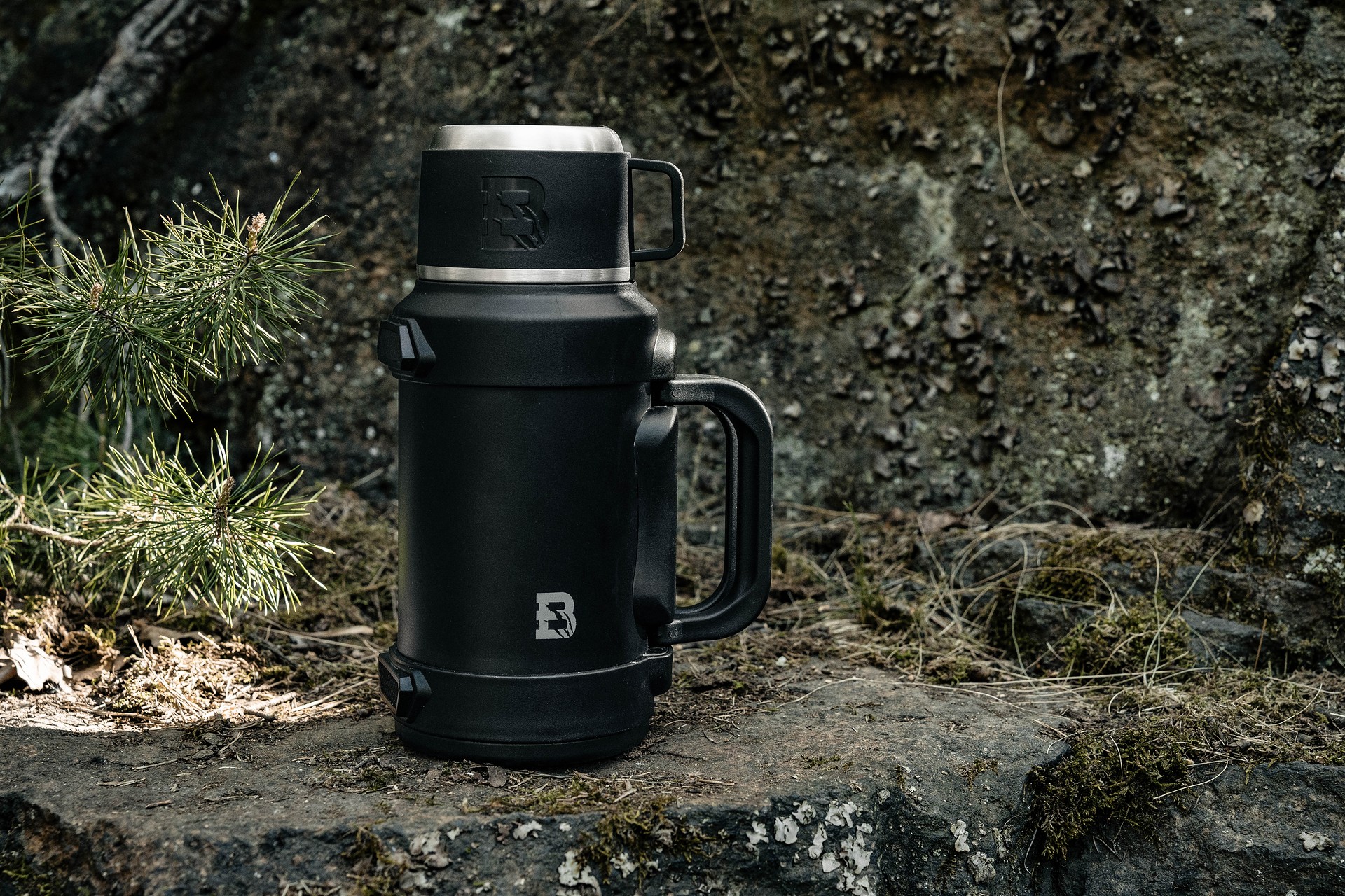 Badger Outdoor - Big Boy Thermoskanne 1,3 l - Black