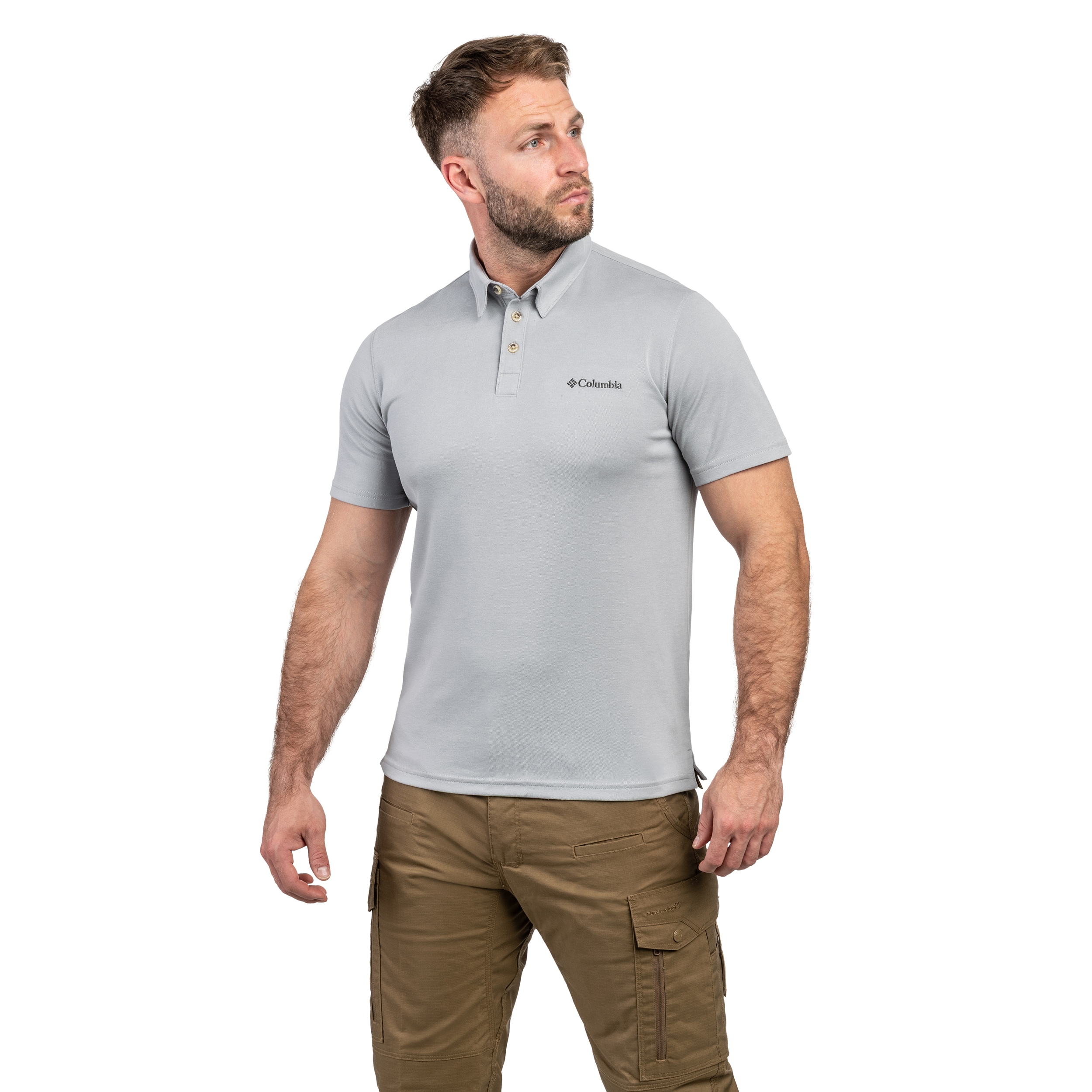 Columbia - Nelson Point Polo-Shirt - Columbia Grey