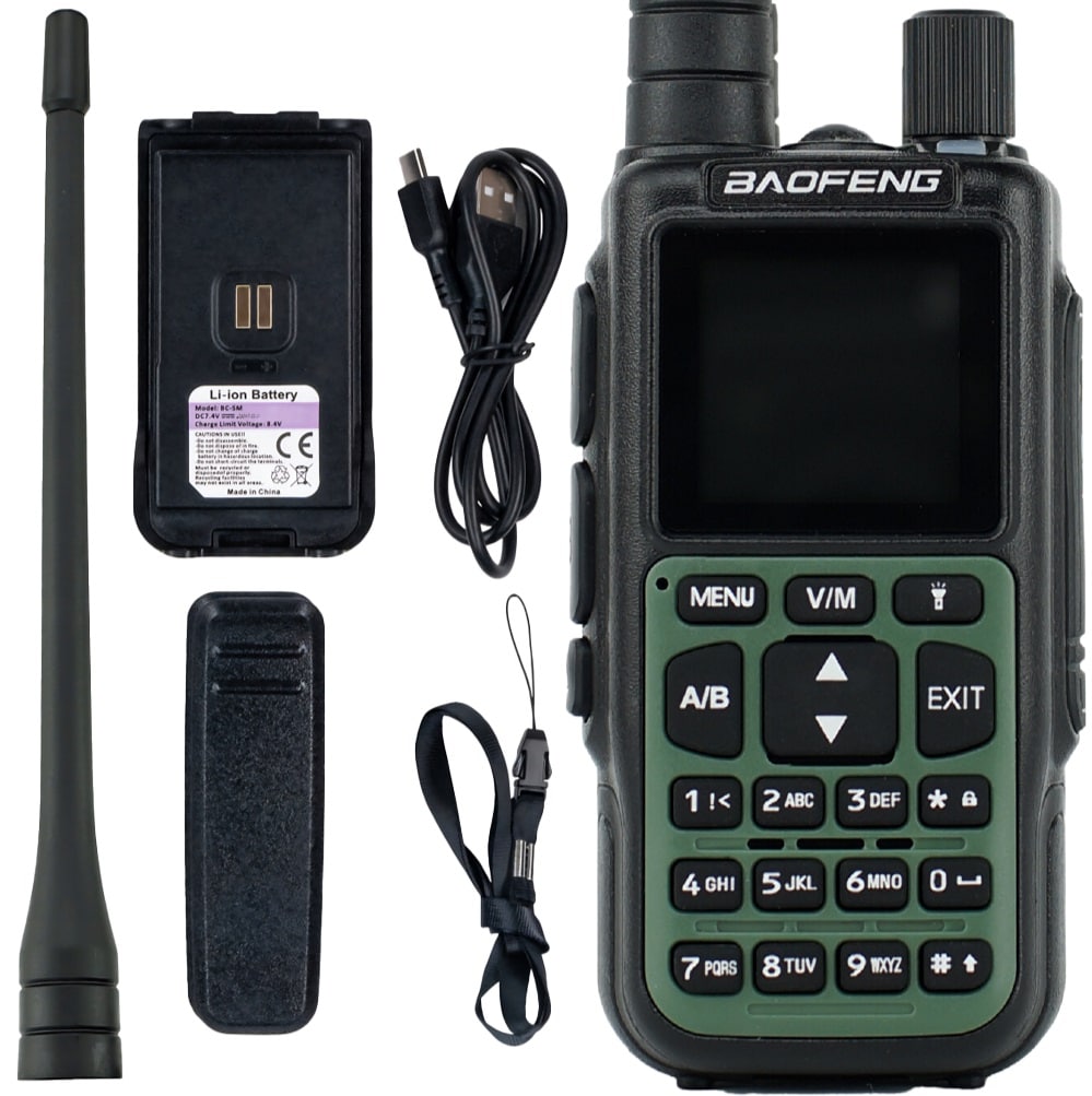 Baofeng - EU-5R Mini 2200 mAh Funkgerät - Green