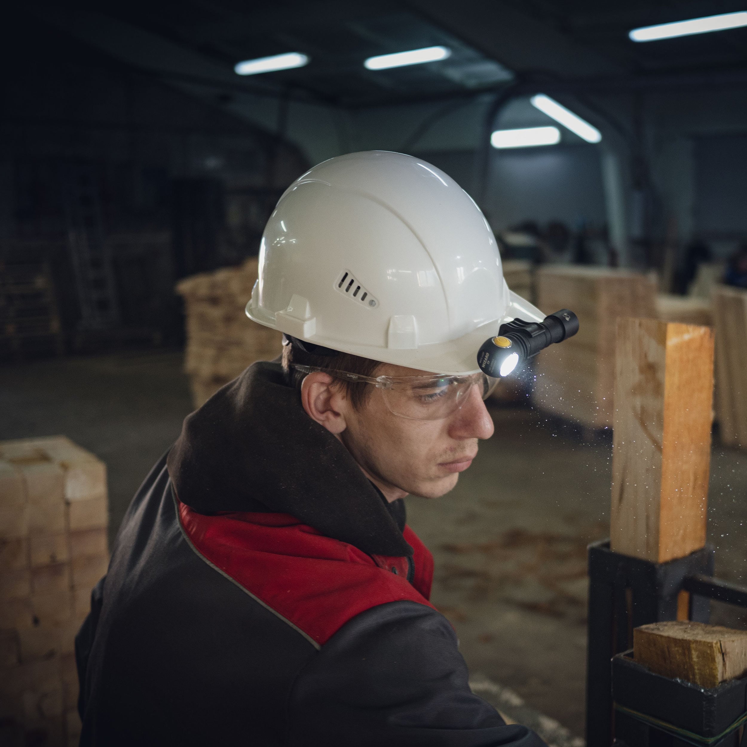 Armytek - Wizard C2 Magnet USB White PCB Stirn- und Winkel-Taschenlampe  - 1200 Lumen