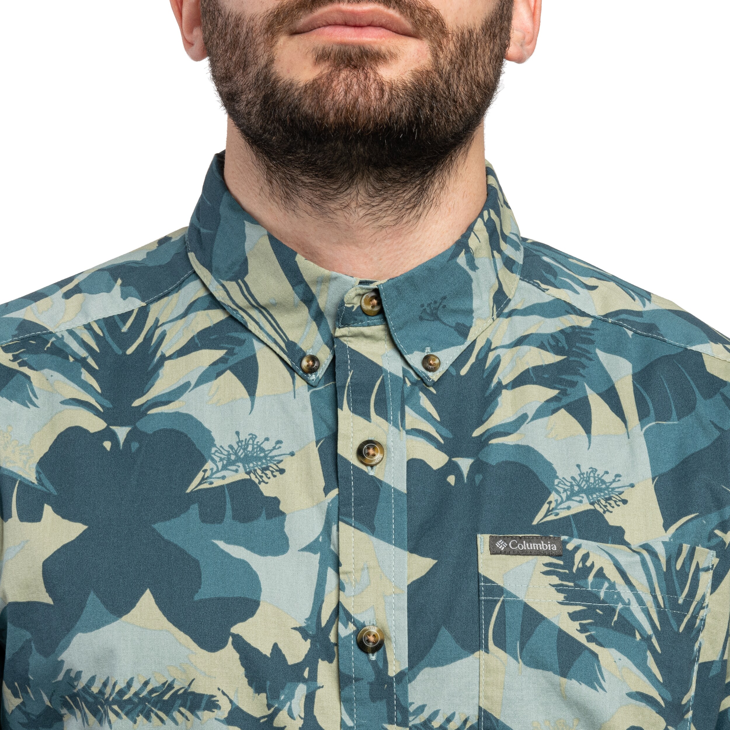 Columbia - Rapid Rivers Printed Short Sleeve - Kurzarmhemd - Everblue