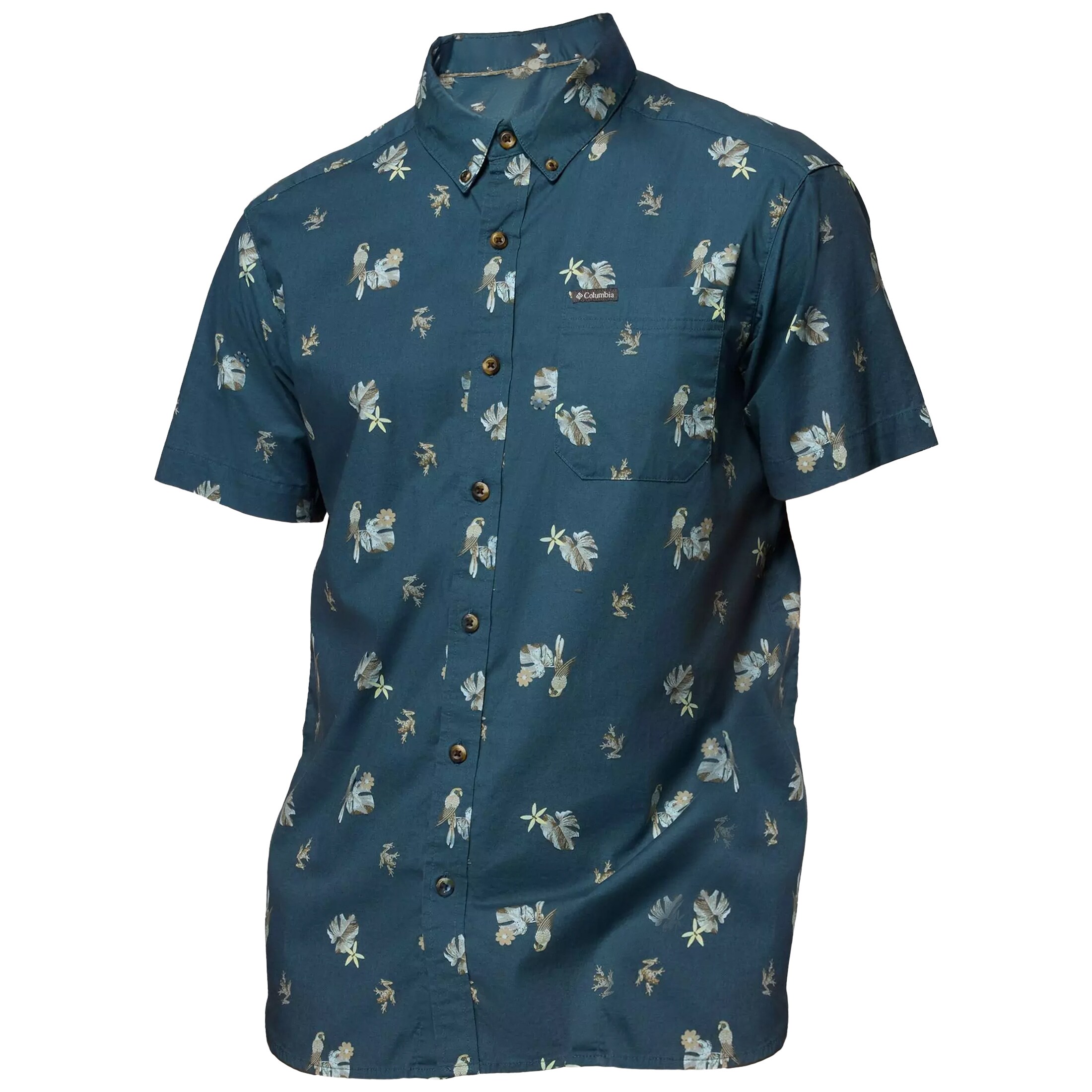 Columbia - Rapid Rivers Printed Short Sleeve - Kurzarmhemd - Everblue
