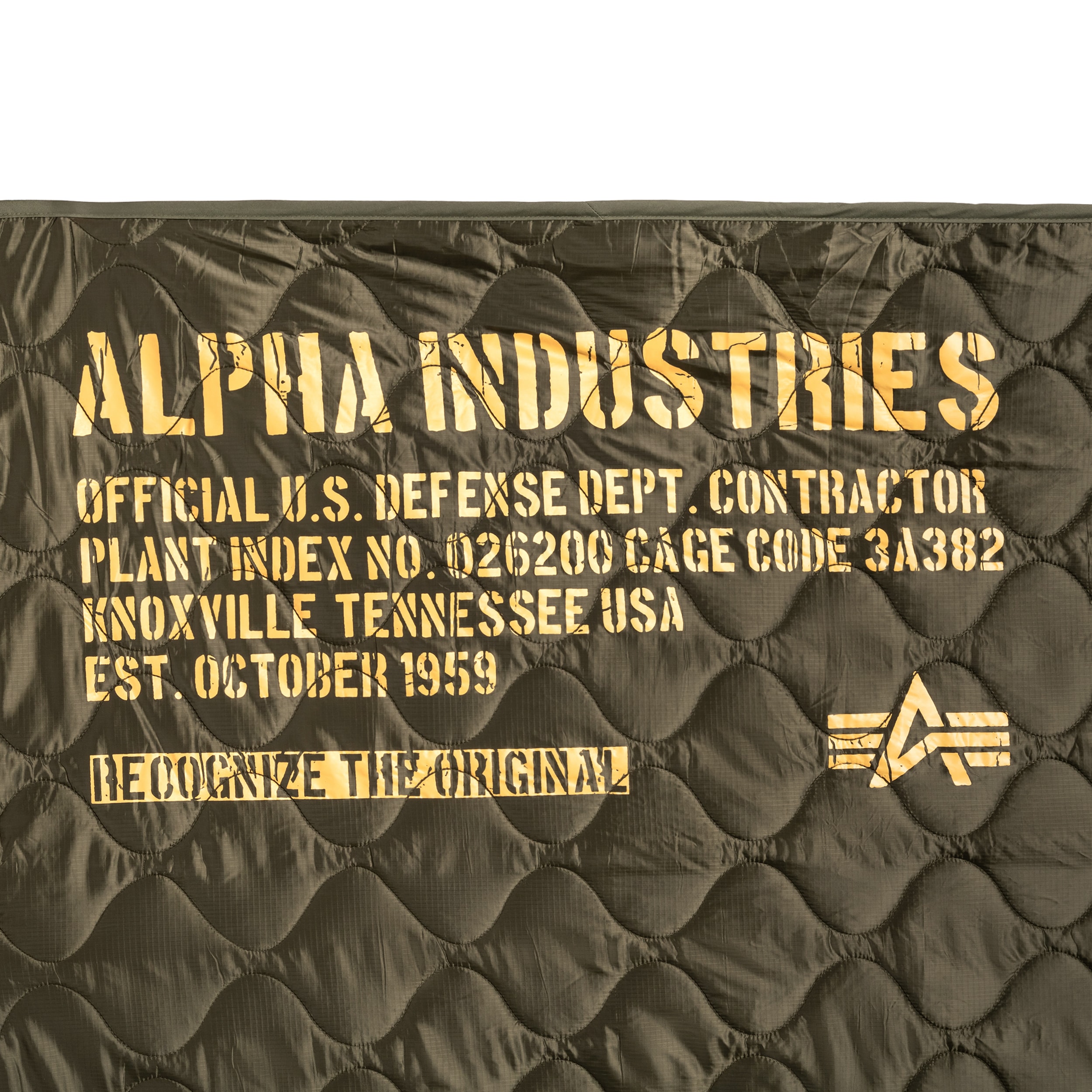 Alpha Industries - Packable Picknick Blanket - Decke - Dark Olive