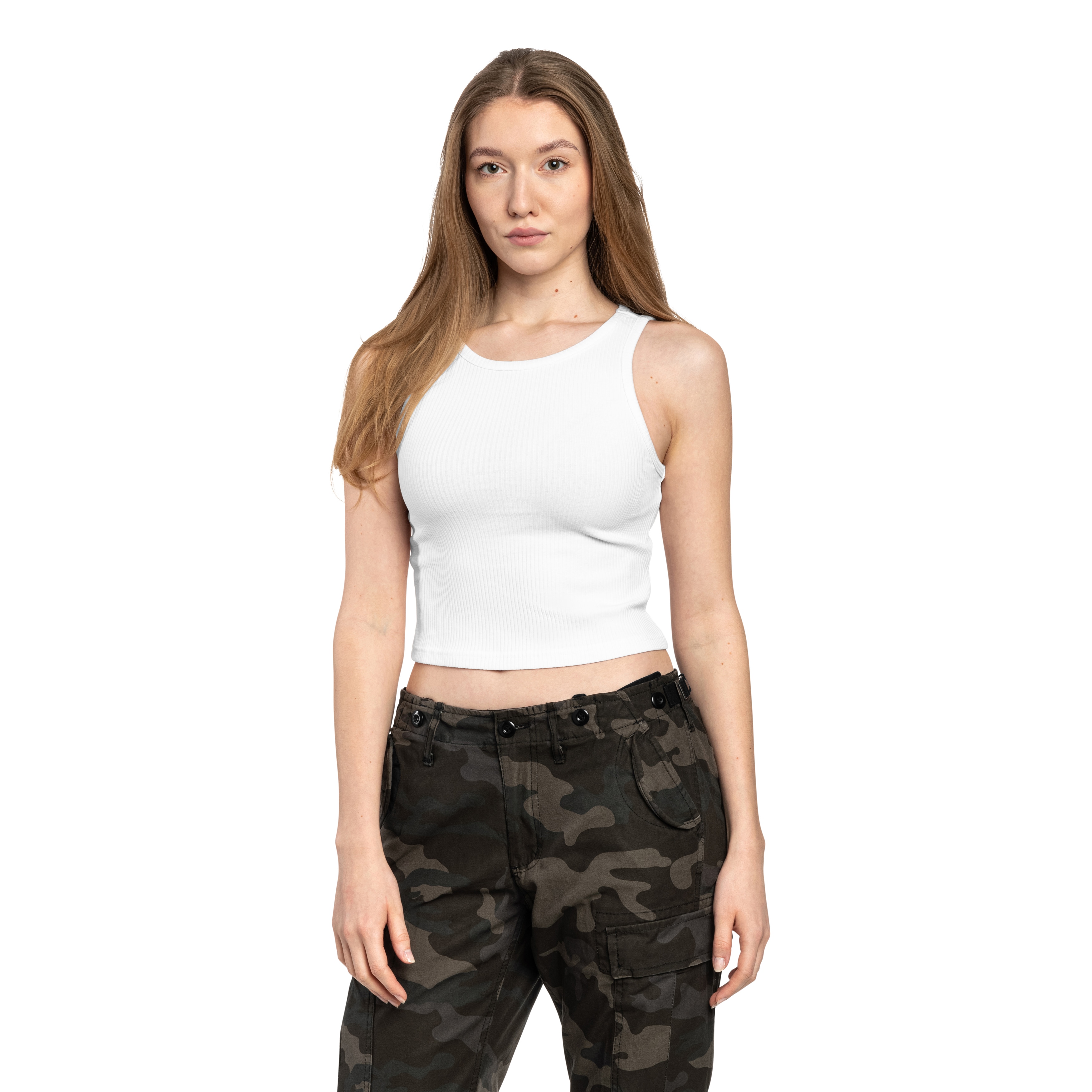 Brandit - Ela Tank Top Ärmelloses Damen-T-Shirt - White