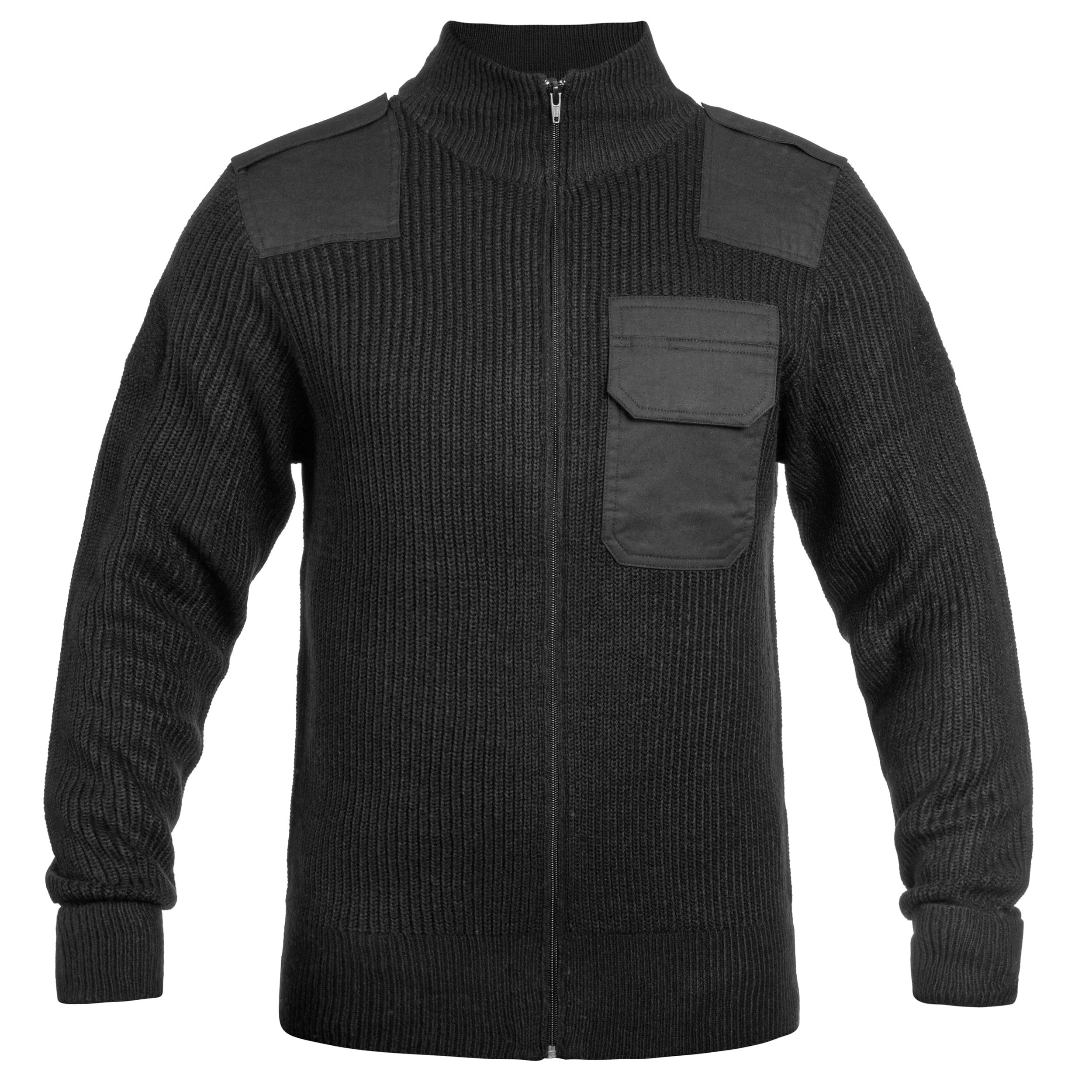 Brandit - BW Cardigan Pullover - Black