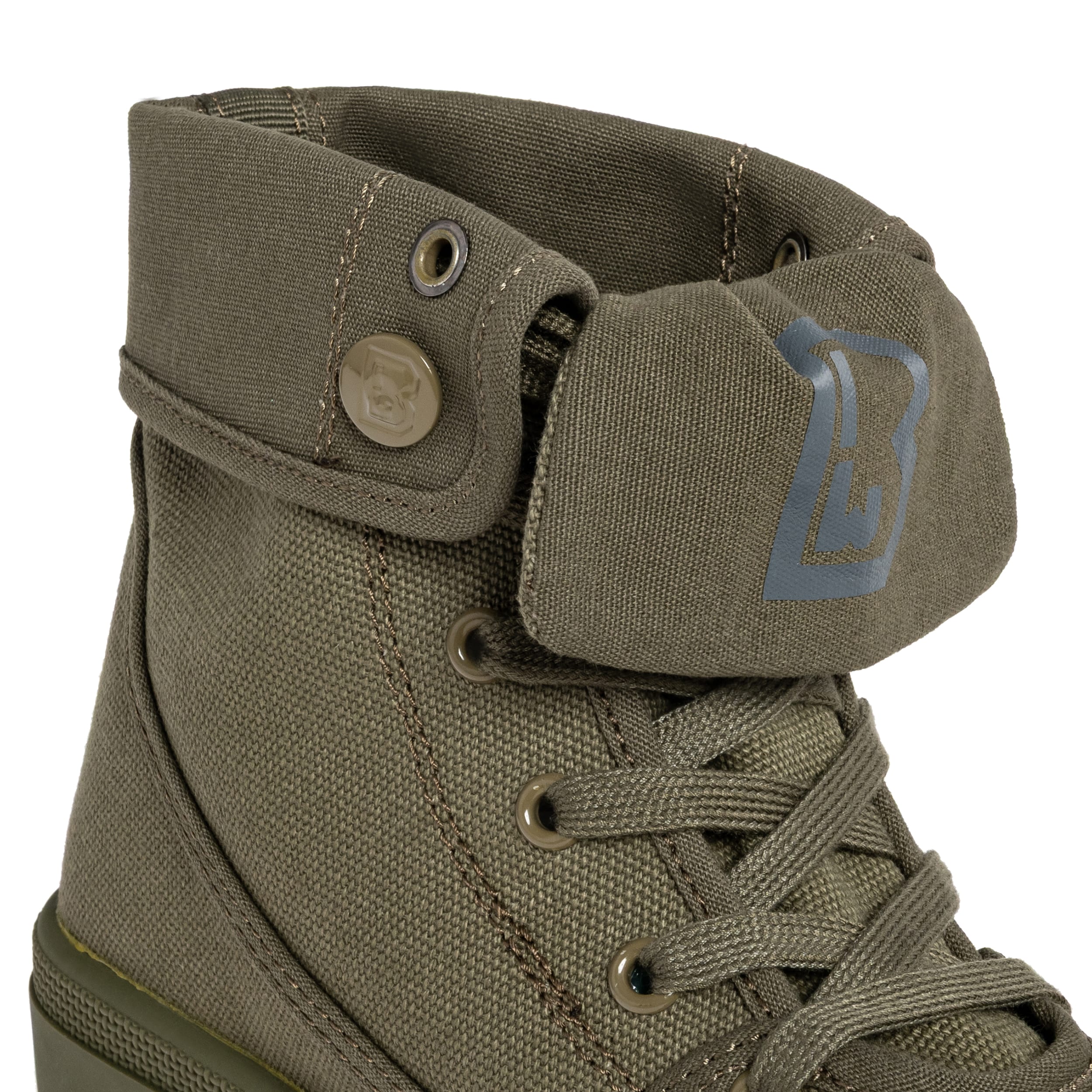 Brandit - Military Canvas Sneaker High Schuhe - Olive