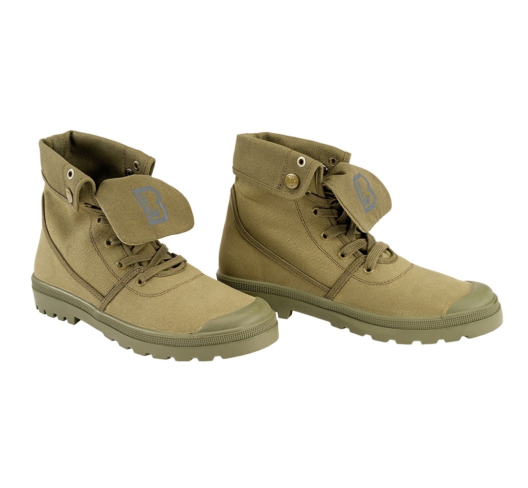 Brandit - Military Canvas Sneaker High Schuhe - Olive