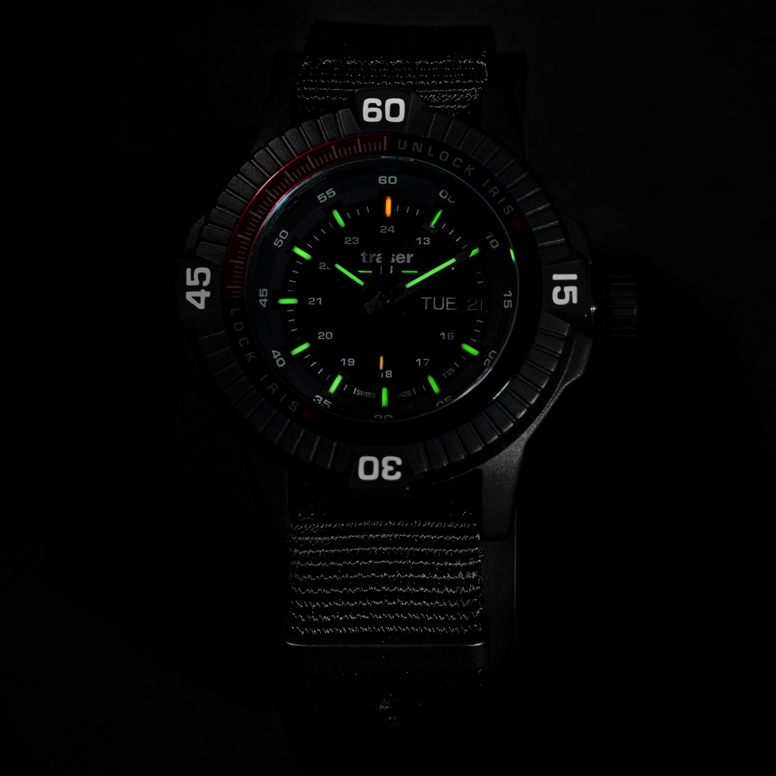 Traser - P99 Iris TS Armbanduhr - Black