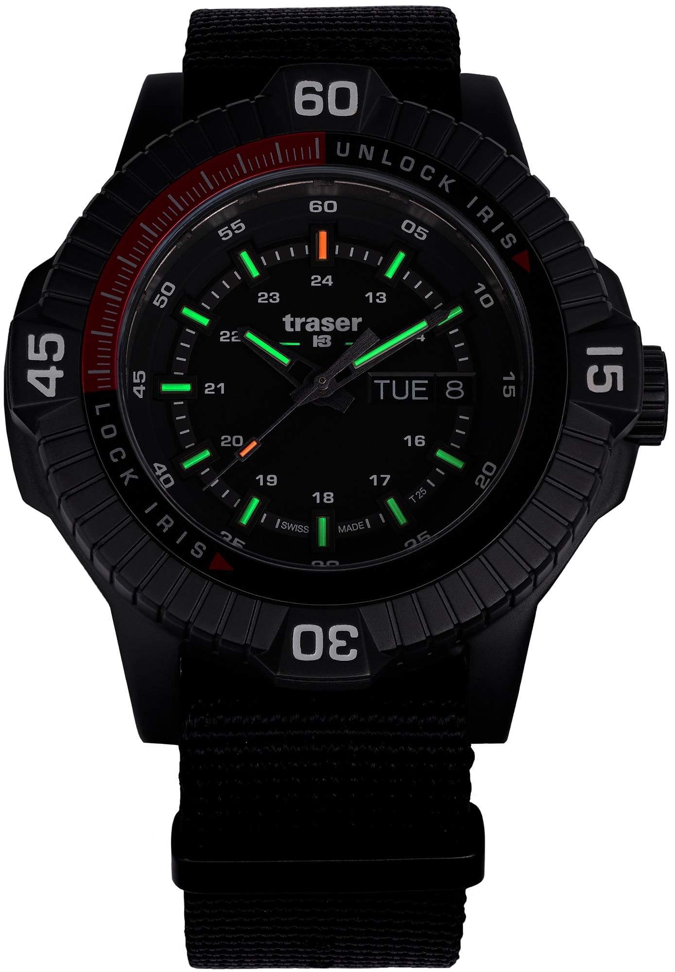 Traser - P99 Iris TS Armbanduhr - Black