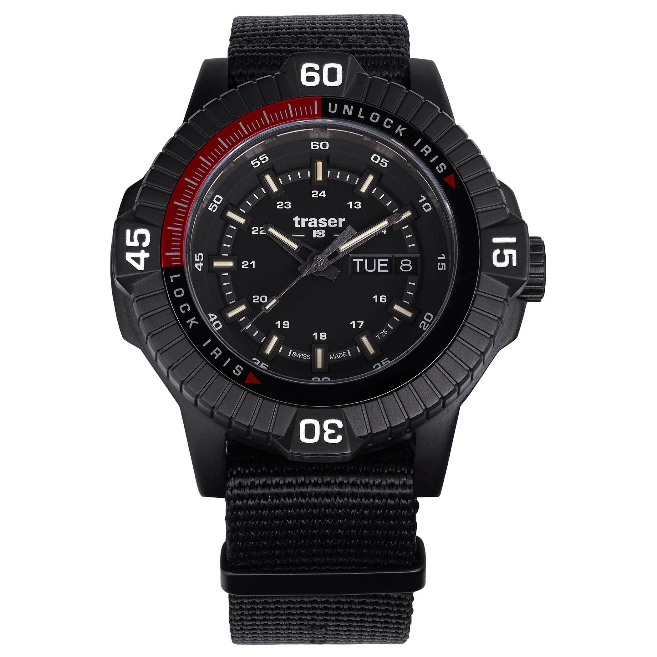 Traser - P99 Iris TS Armbanduhr - Black