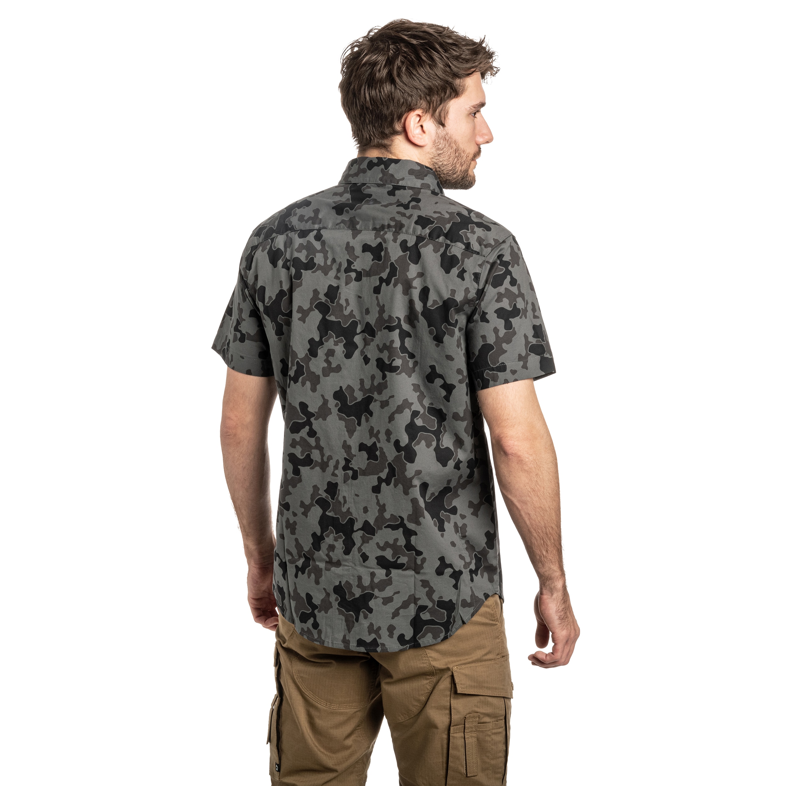 Columbia - Rapid Rivers Printed Short Sleeve - Kurzarmhemd - Charcoal/Midrange Camo