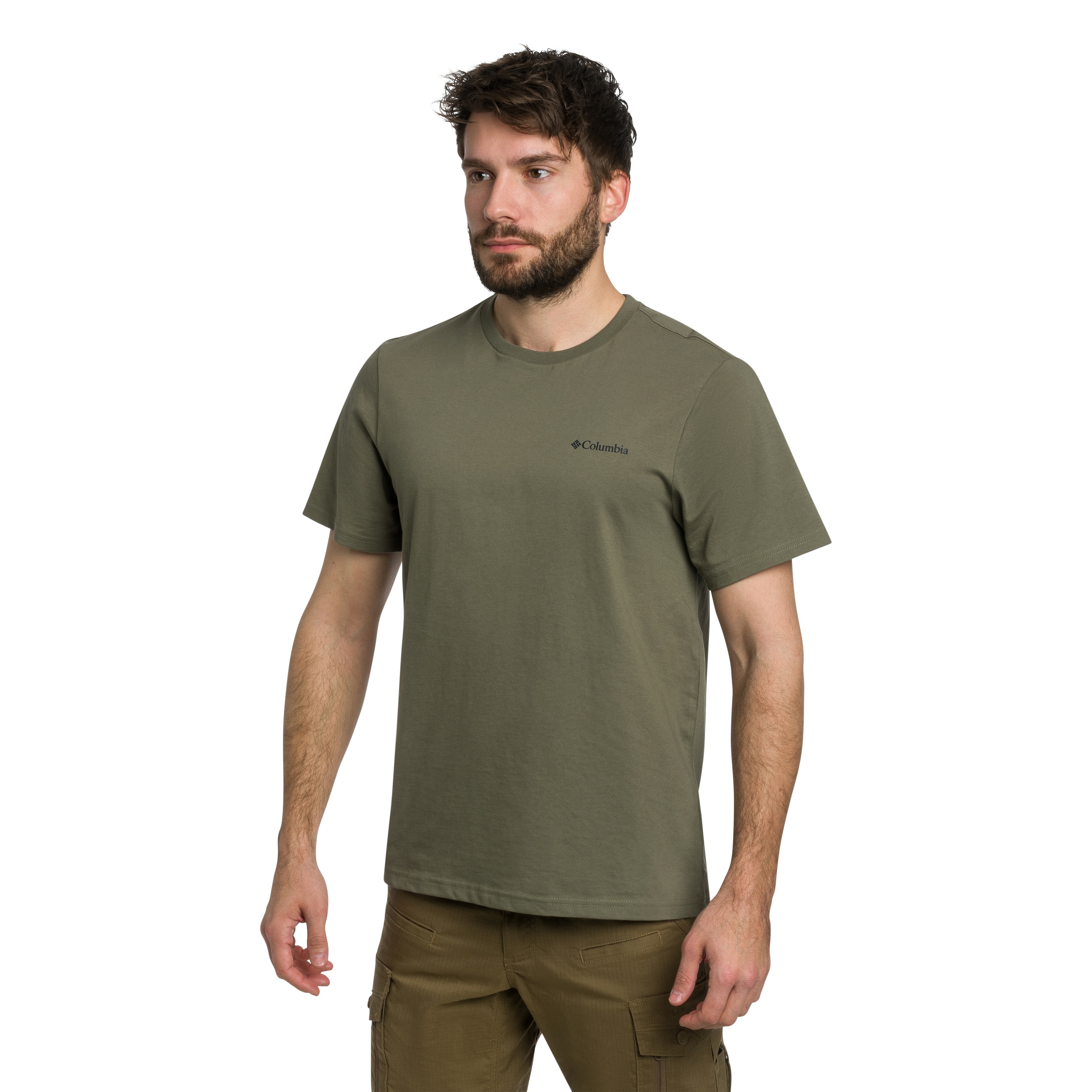 Columbia - Organic Cotton T-Shirt - Stone Green