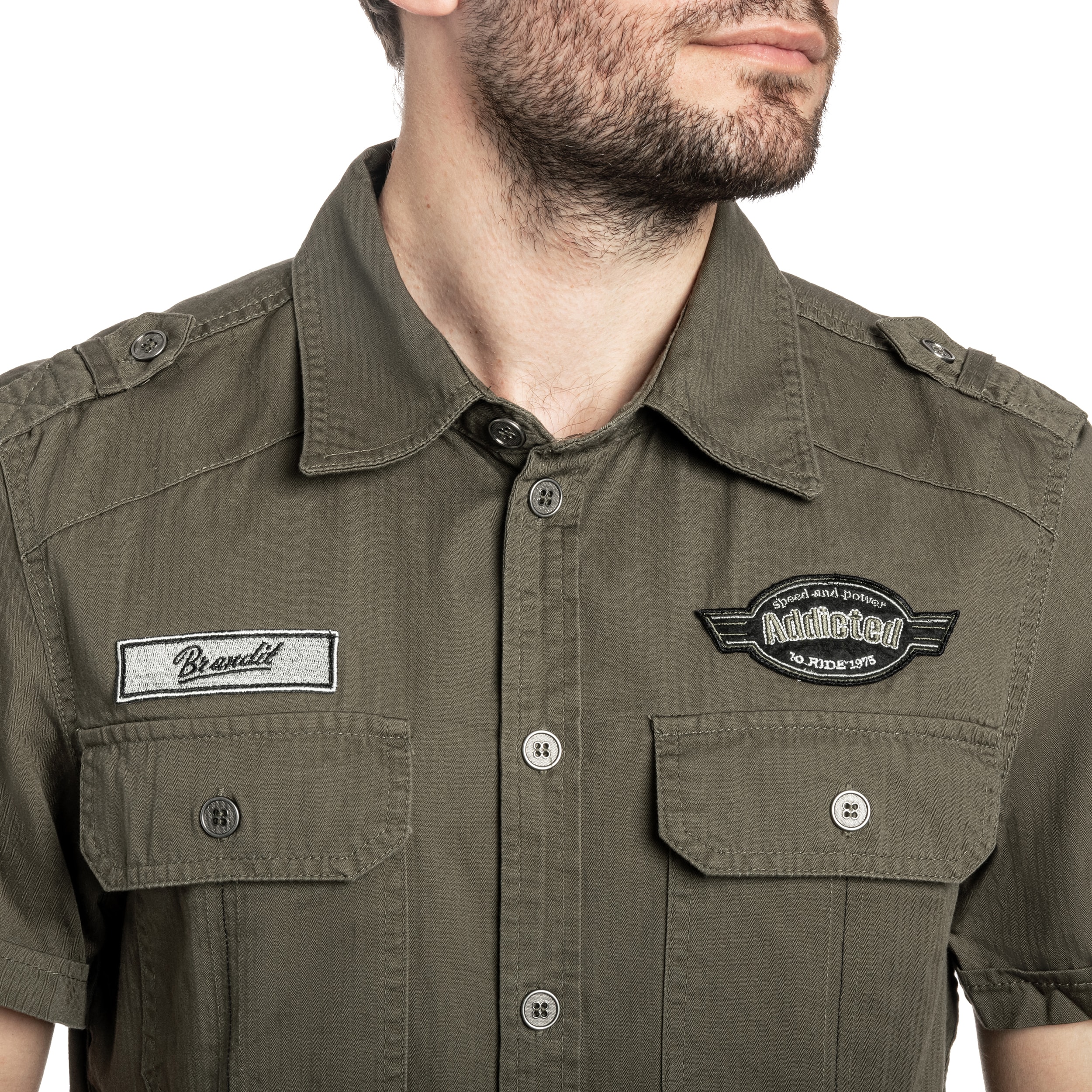 Brandit - Luis Vintage Short Sleeve T-Shirt - Olive