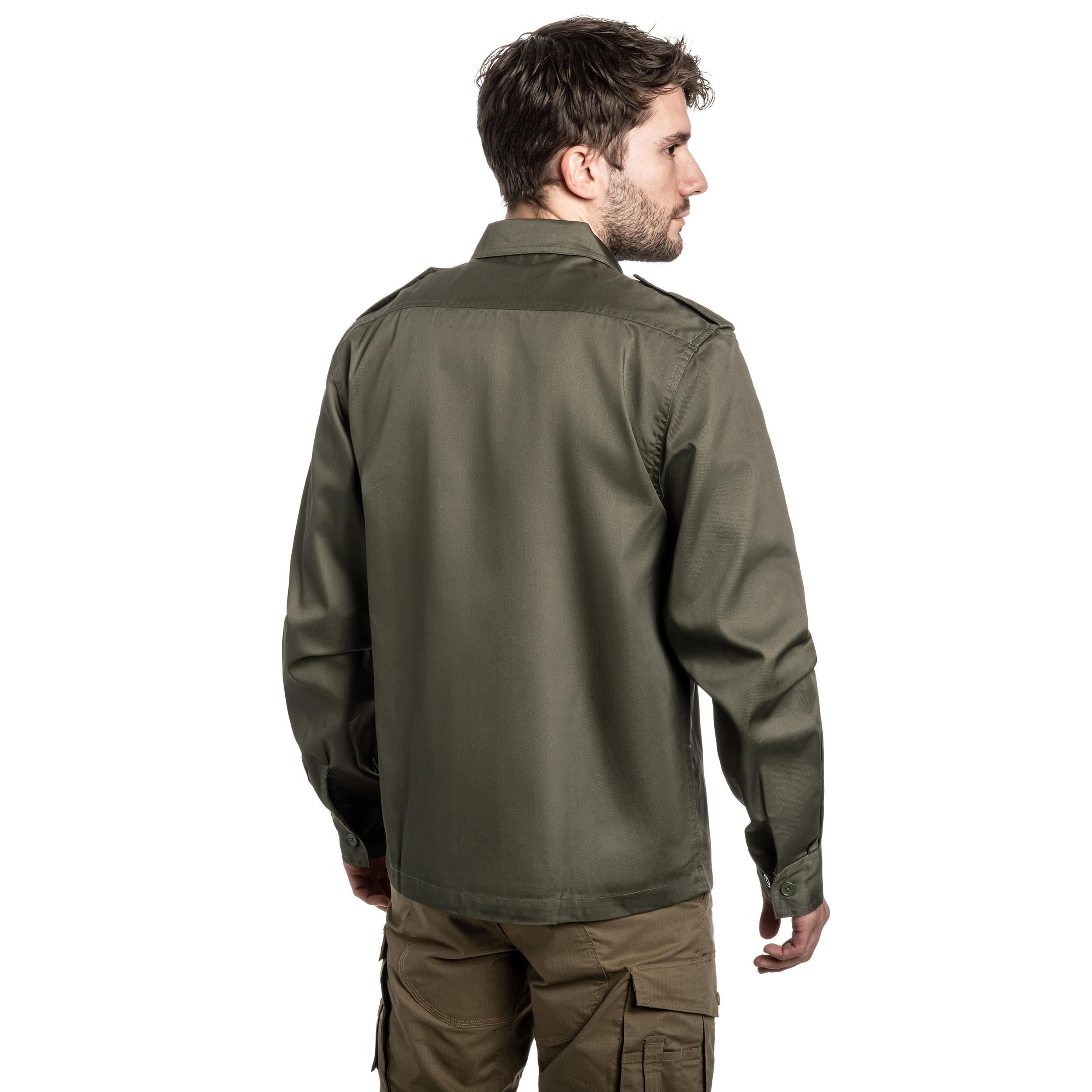 Brandit - US Hemd Long Sleeve Hemd - Olive