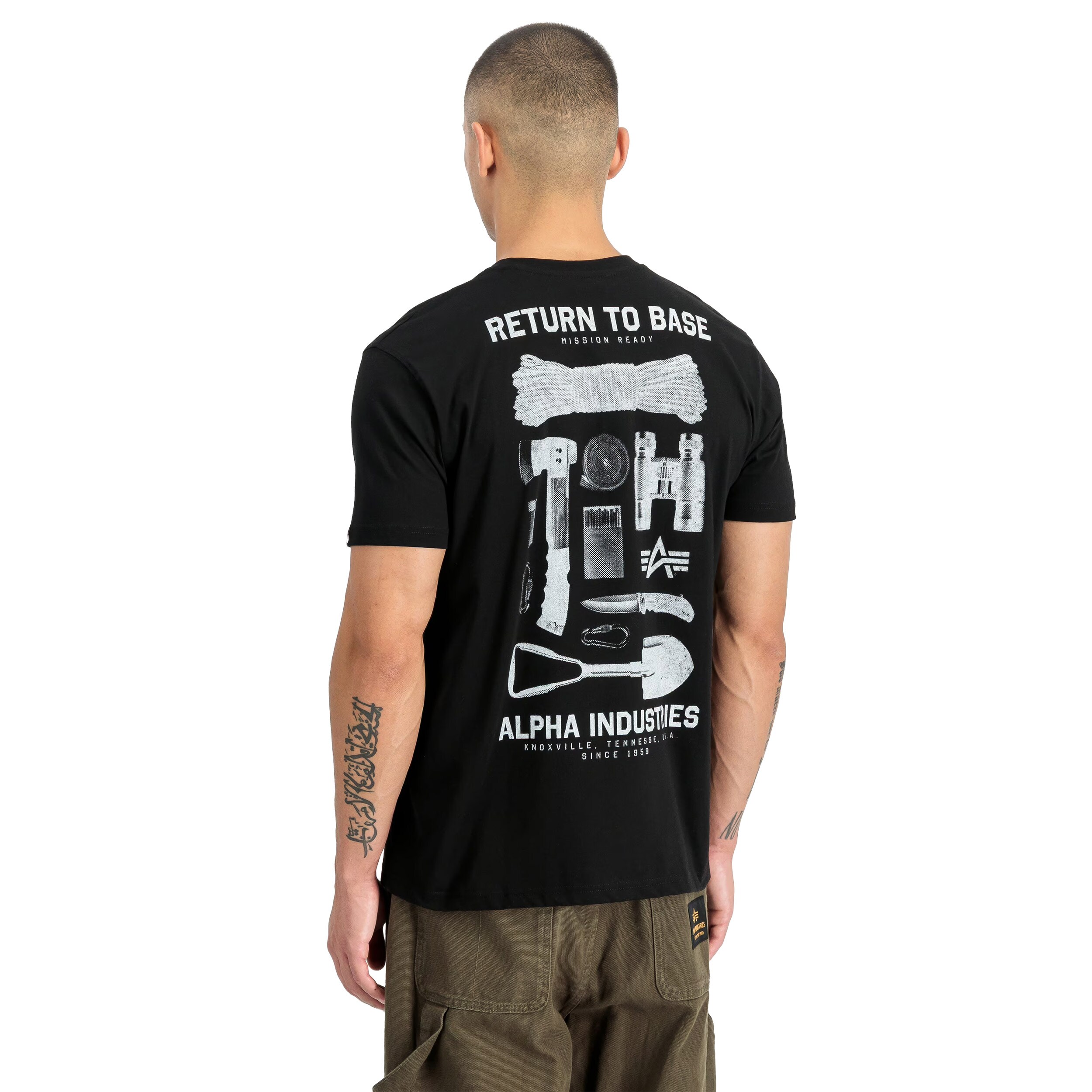 Alpha Industries - Return to Base T-Shirt - Black