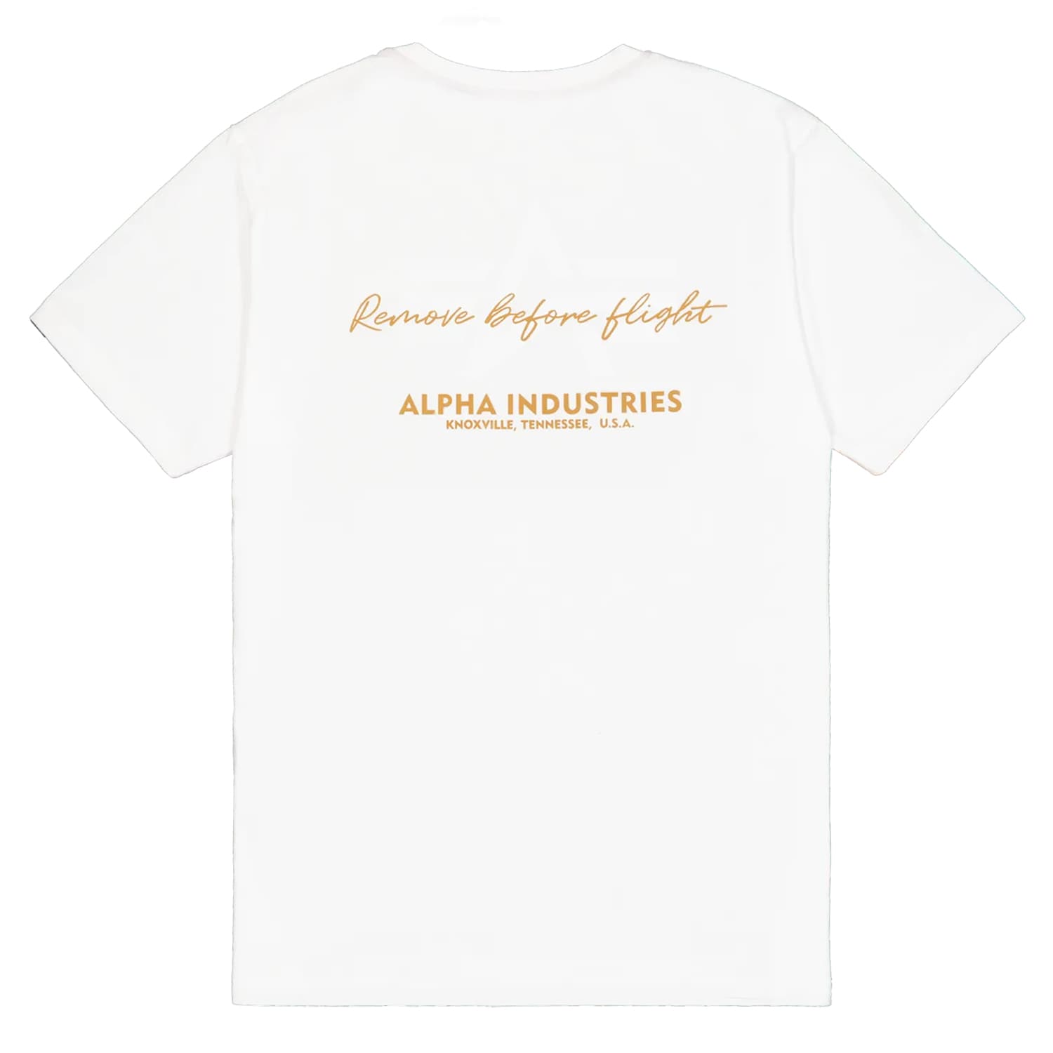 Alpha Industries - Tonal Logo Print T-Shirt - White