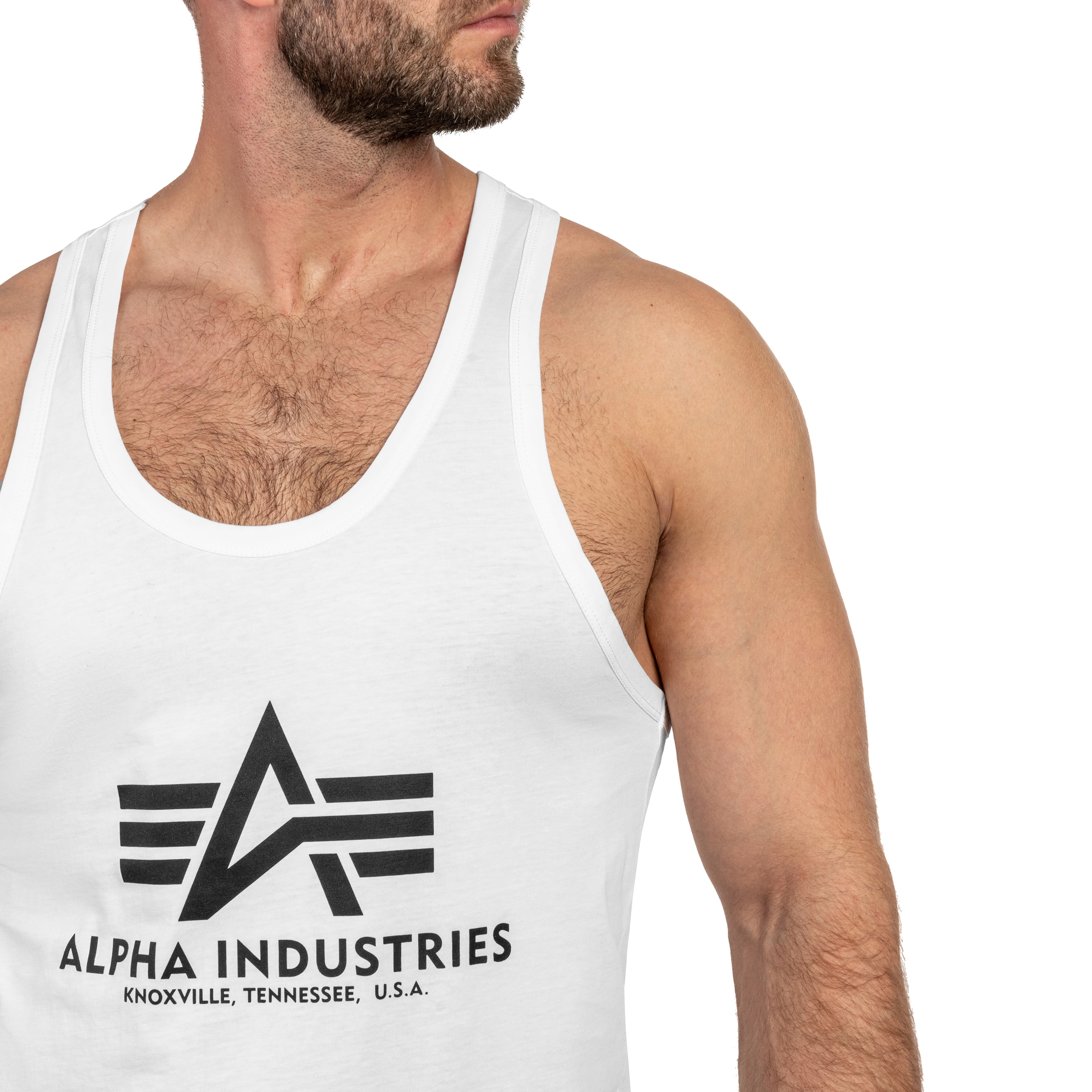 Alpha Industries - Tank Top Basic BB Big Logo T-Shirt - White