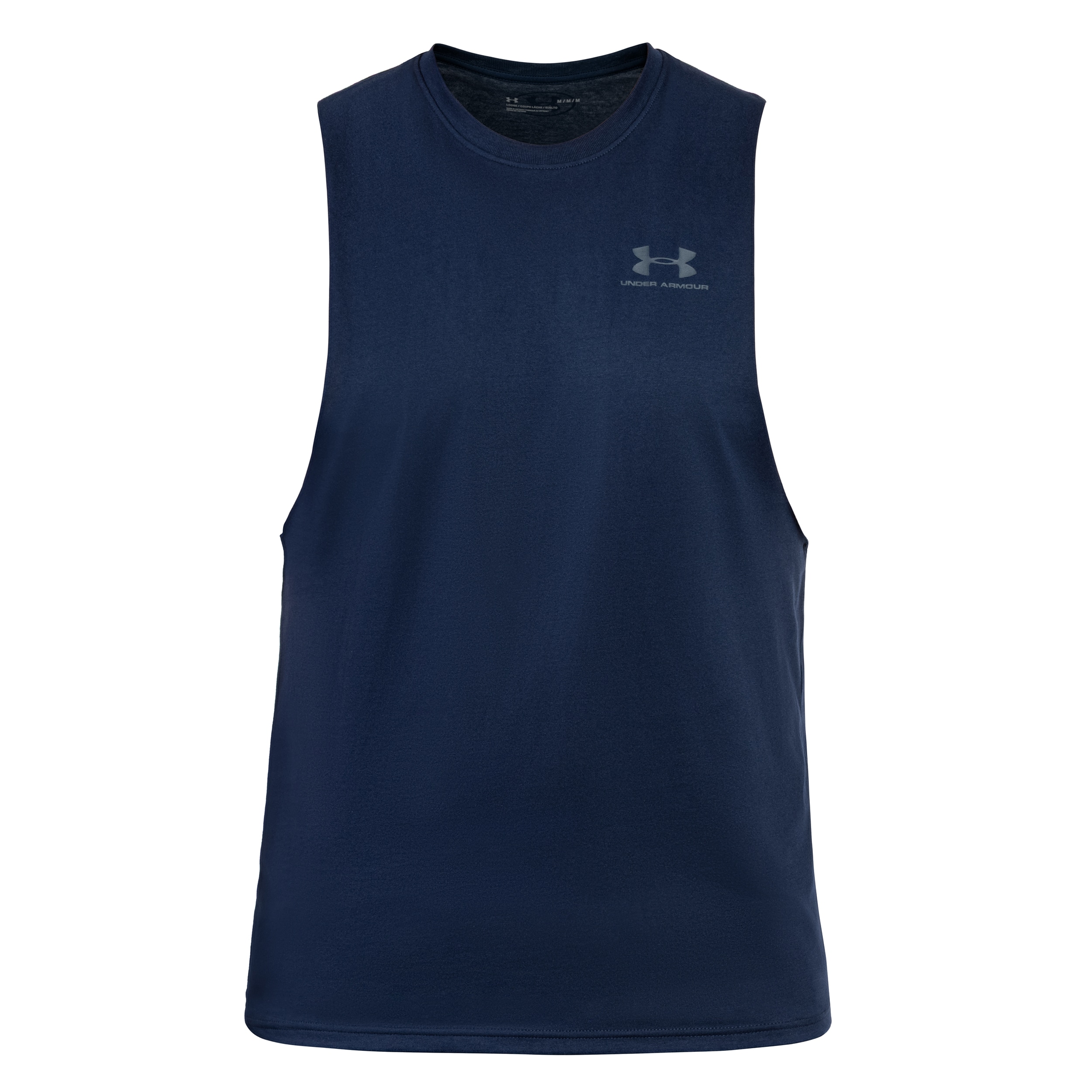 Under Armour - Left Chest Cut-Off Tank Top T-Shirt - Dunkelblau