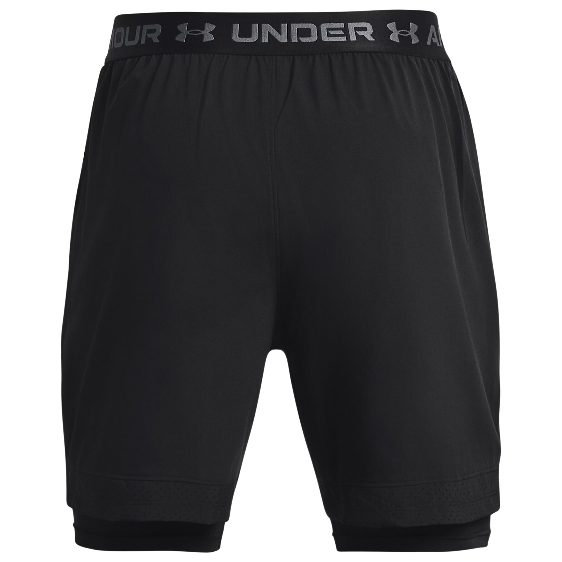 Under Armour - 2-in-1 Vanish Woven Shorts - Black/Pitch Gray