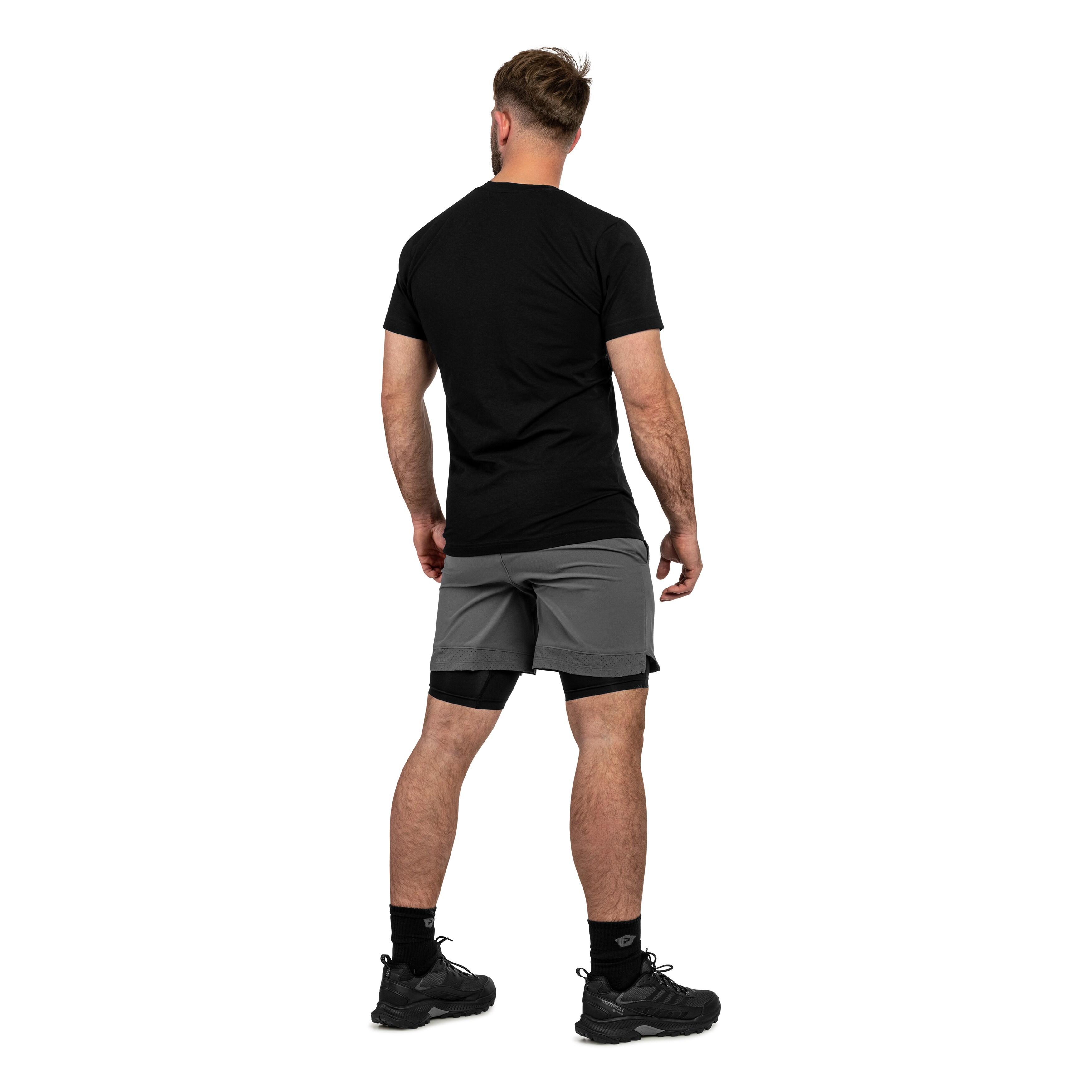Under Armour - 2-in-1 Vanish Woven Shorts - Castle Rock/Black