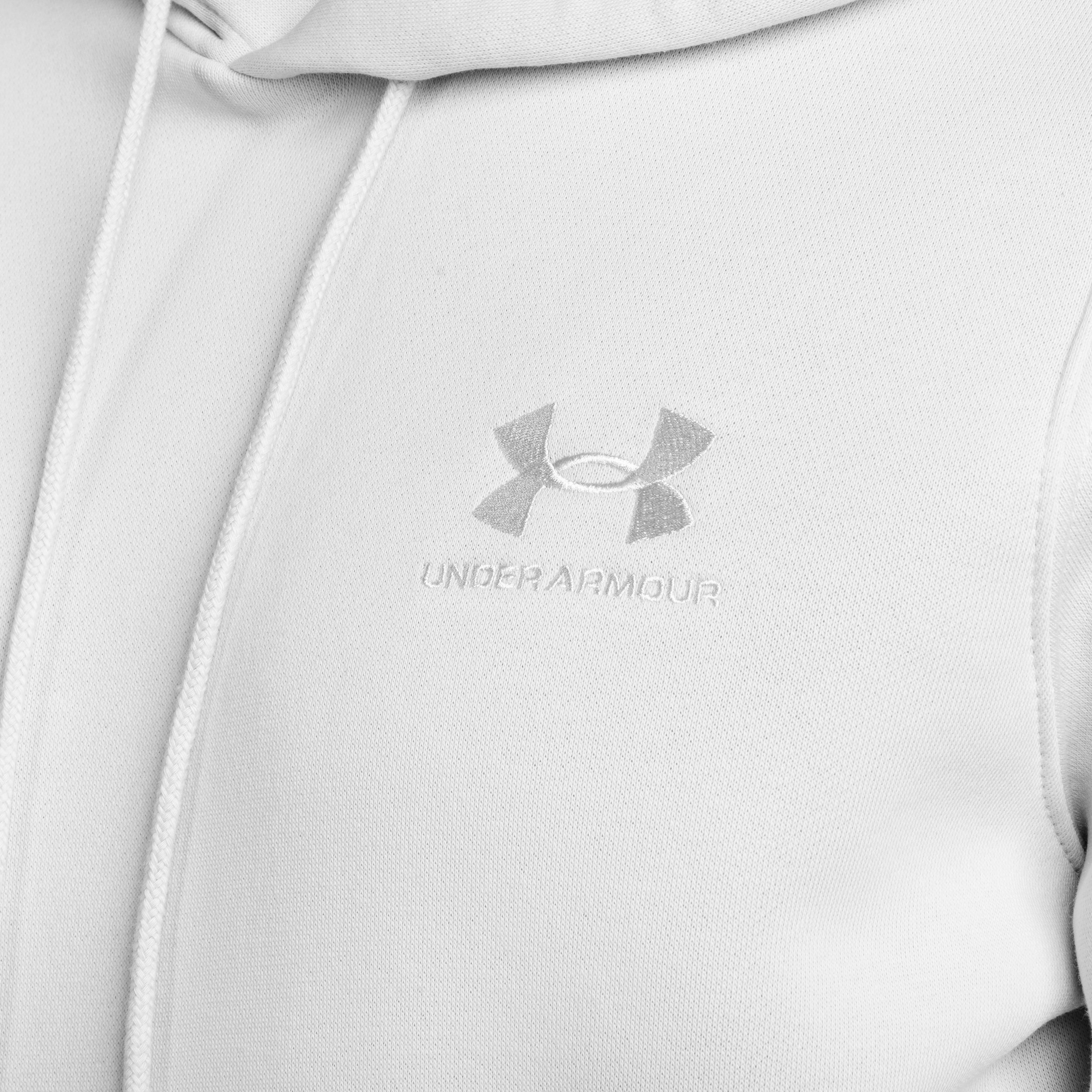 Under Armour - Icon Fleece Hoodie Sweatshirt - White
