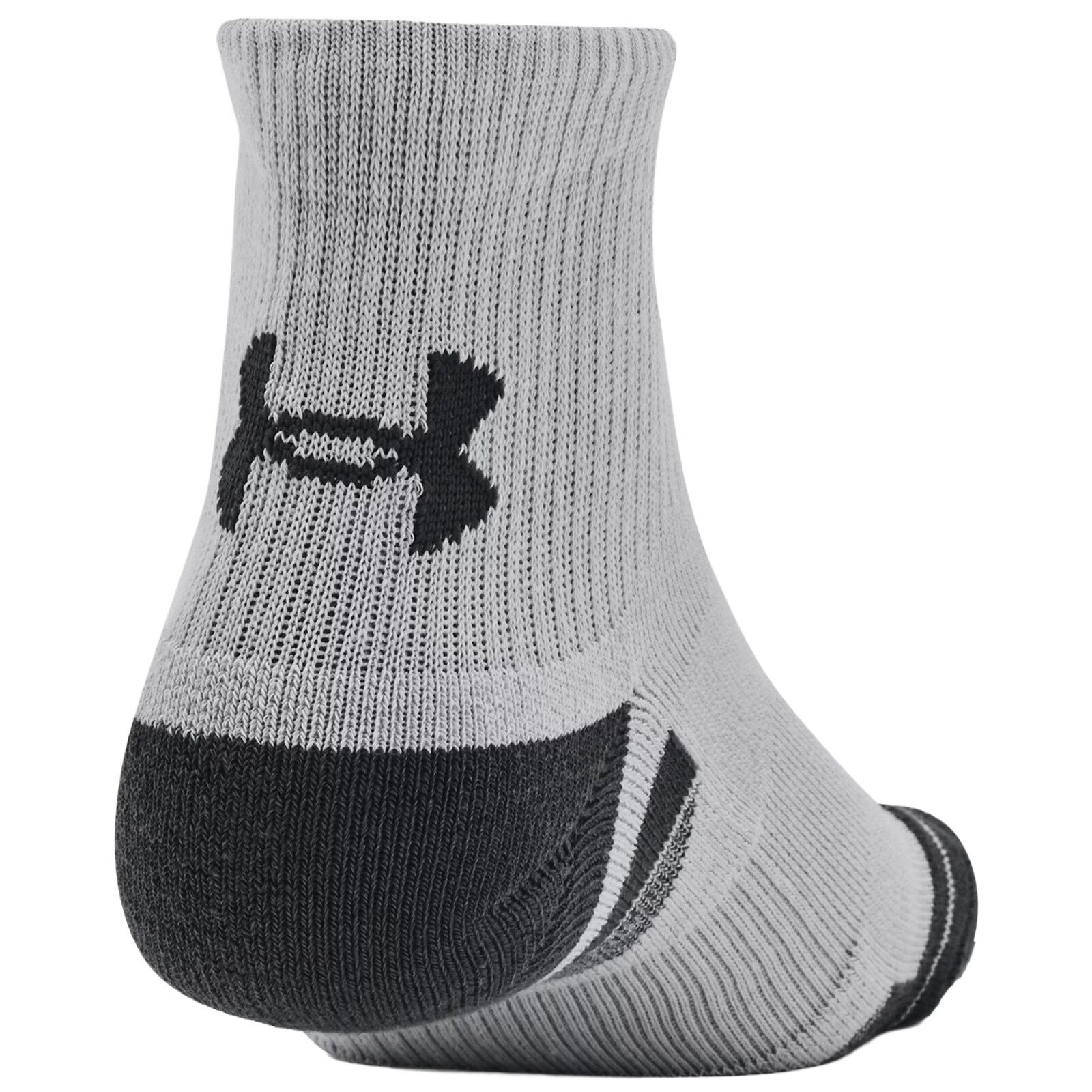 Under Armour - Performance Tech Mid Cut Mod Socken Gray/White/Jet Gray - 3 Paare