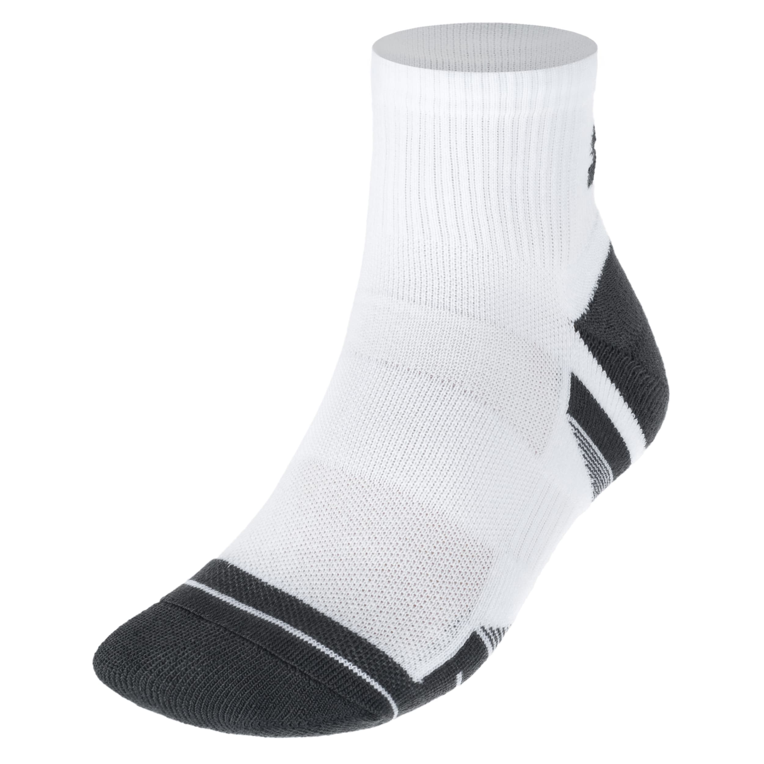 Under Armour - Performance Tech Mid Cut Mod Socken Gray/White/Jet Gray - 3 Paare