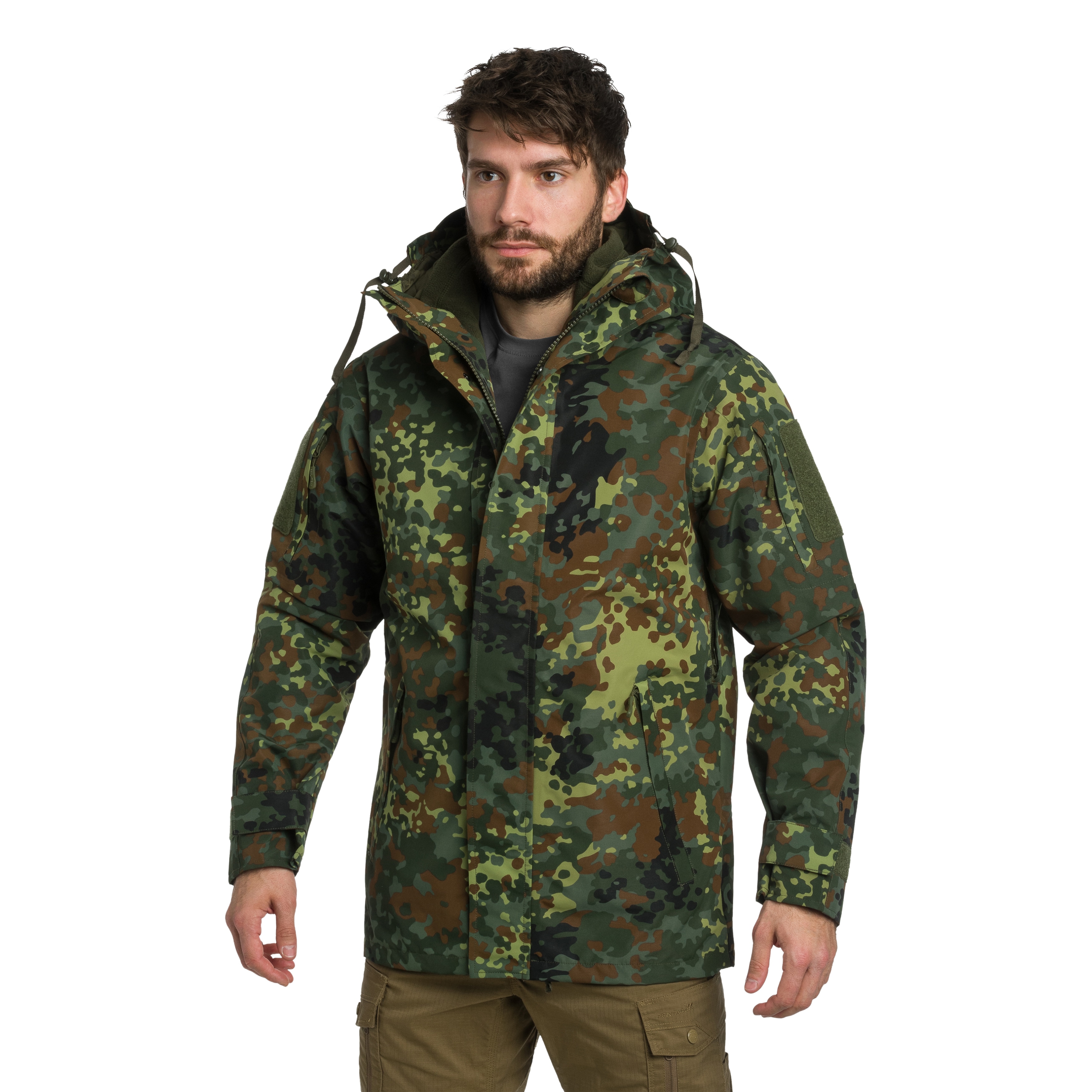 Mil-Tec - ECWCS Wet Weather Gen.II Jacke mit Innenfutter - Flecktarn