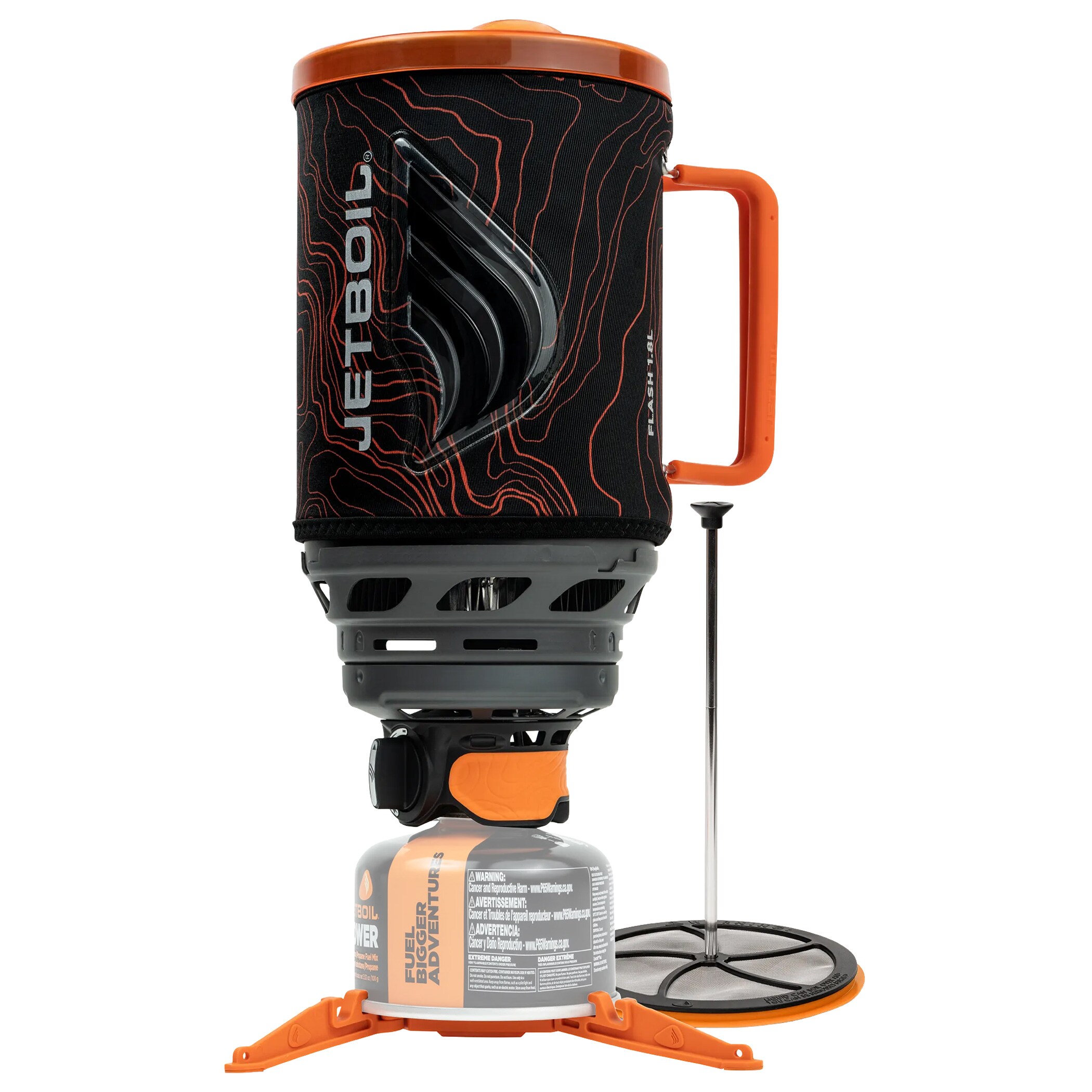 Jetboil - Flash 2.0 Java Campingkocher mit 1‑l‑Topf - Topo