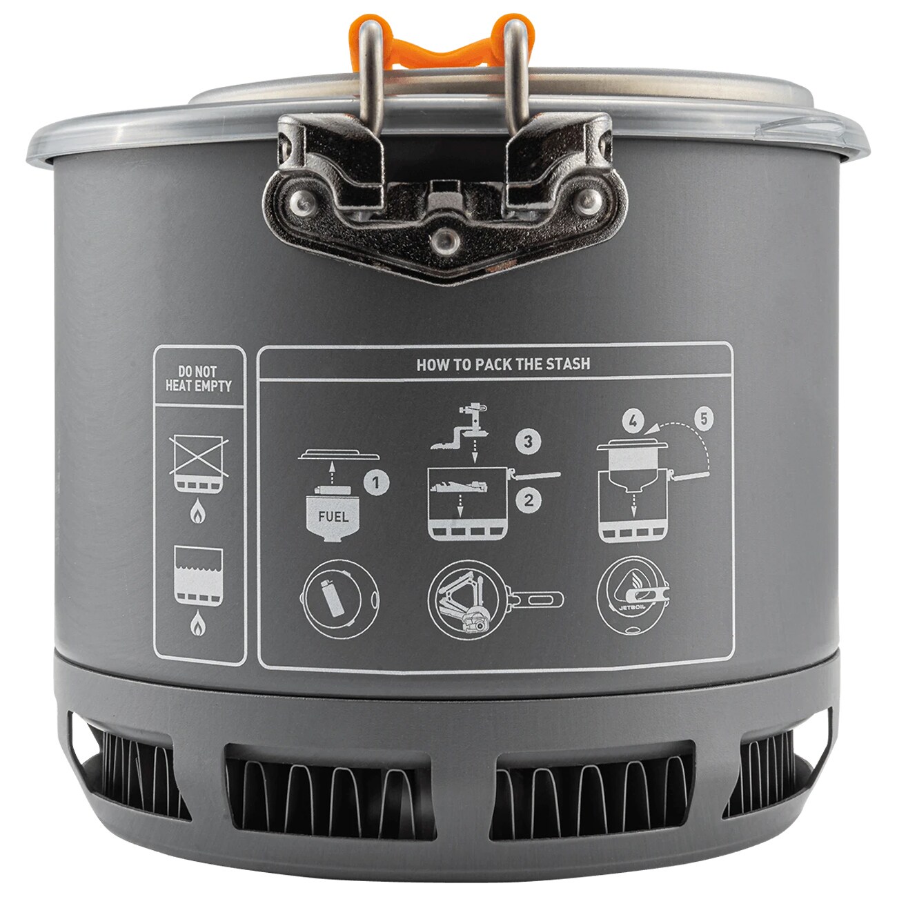 Jetboil - Stash Zusammenklappbarer Campingbrenner mit Topf 0,8 l