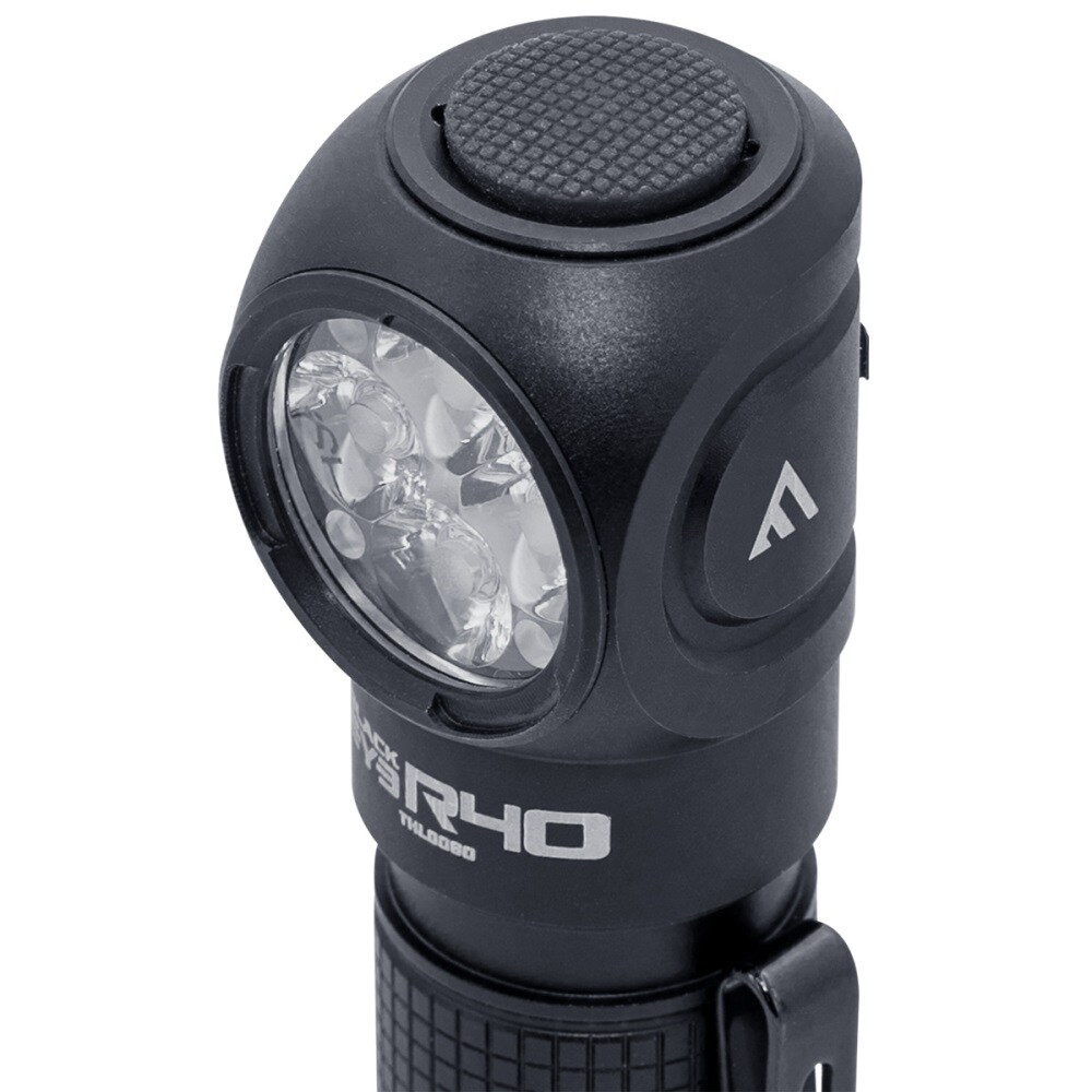 Mactronic - Black Eye R40 Stirnlampe und Winkeltaschenlampe - 4000 Lumen