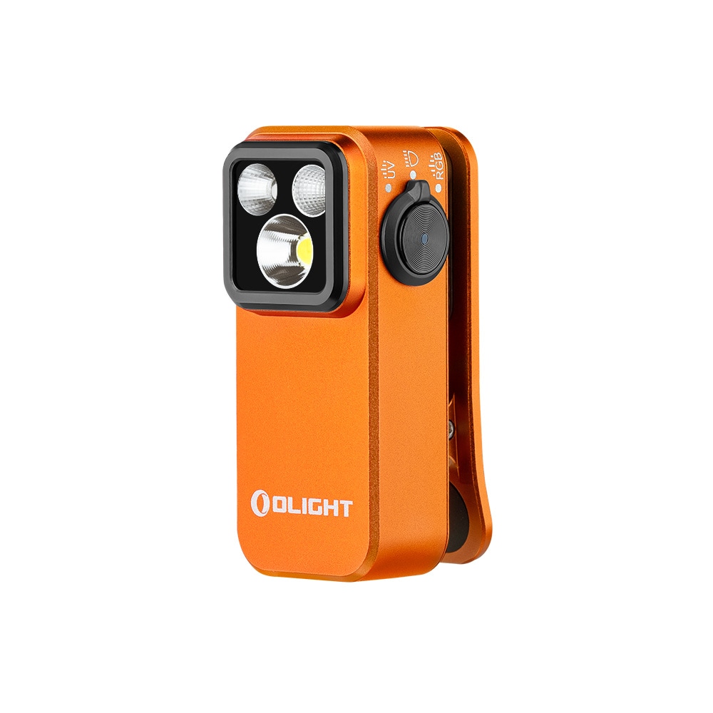 Olight - Oclip Pro S Orange Akku-Taschenlampe - 600 Lumen