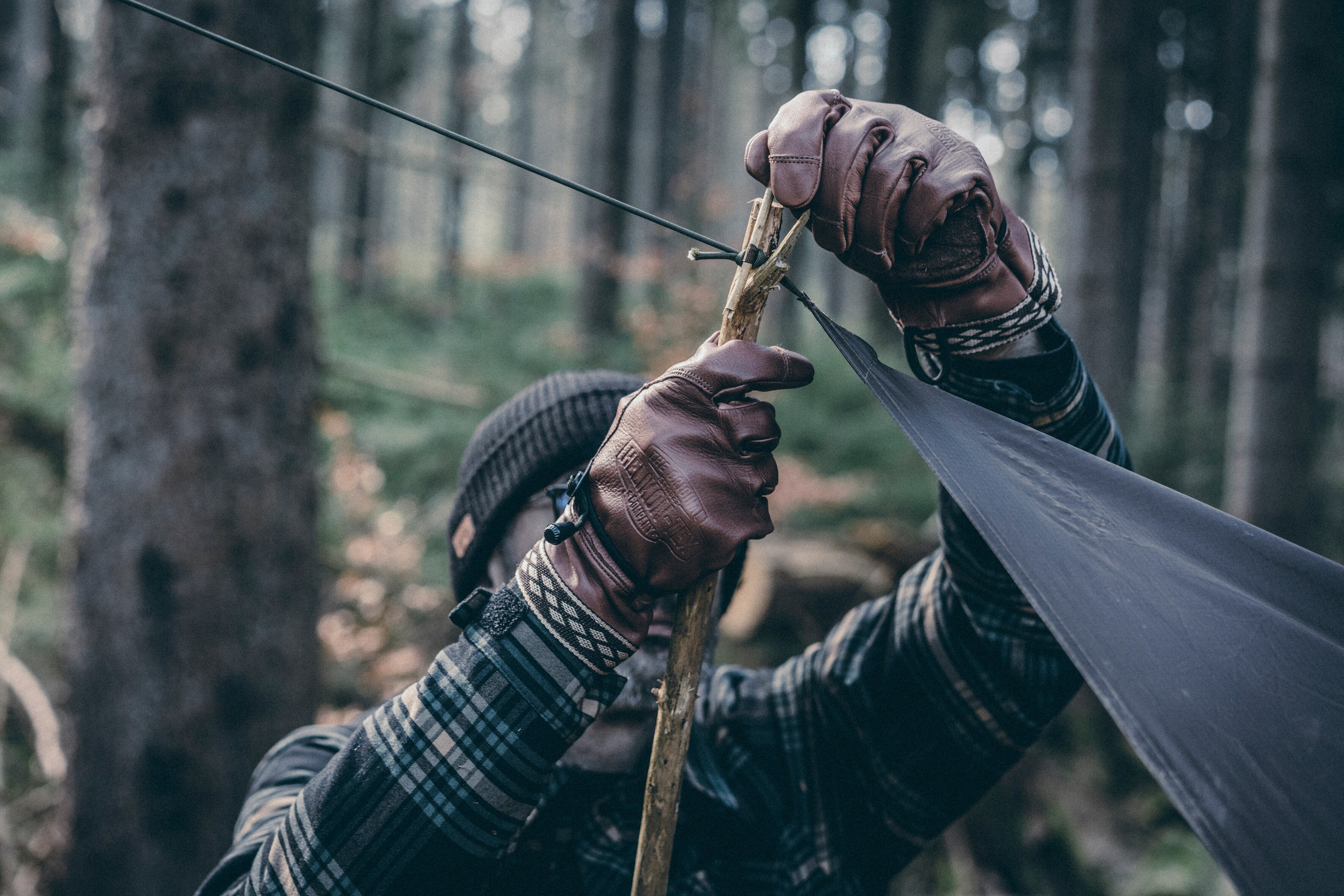 Helikon-Tex - Supertarp Small Spark Resistant Biwakplane - Black