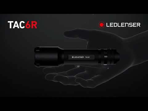 Ledlenser - TAC6R Black Taschenlampe - 2000 Lumen