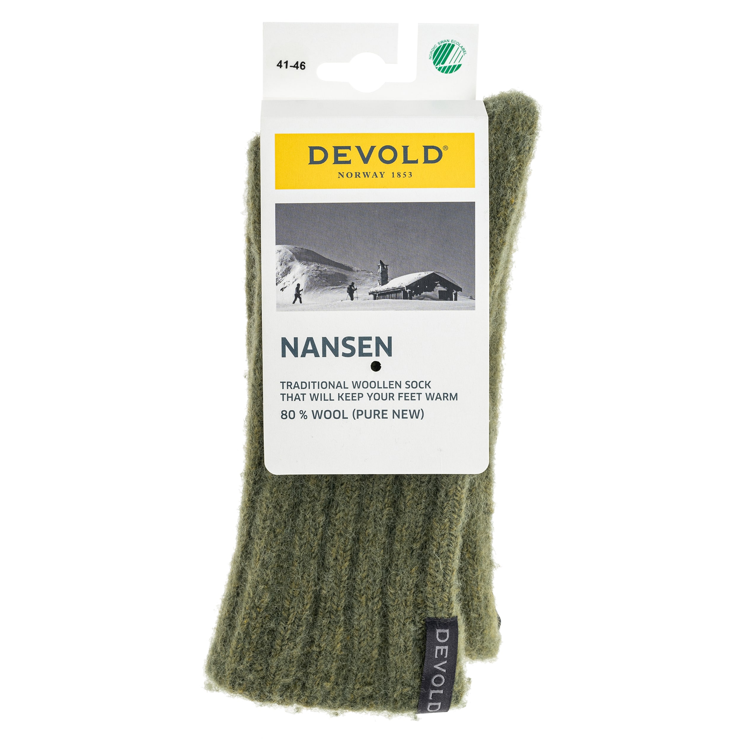 Devold Nansen Merino Socken - Olive