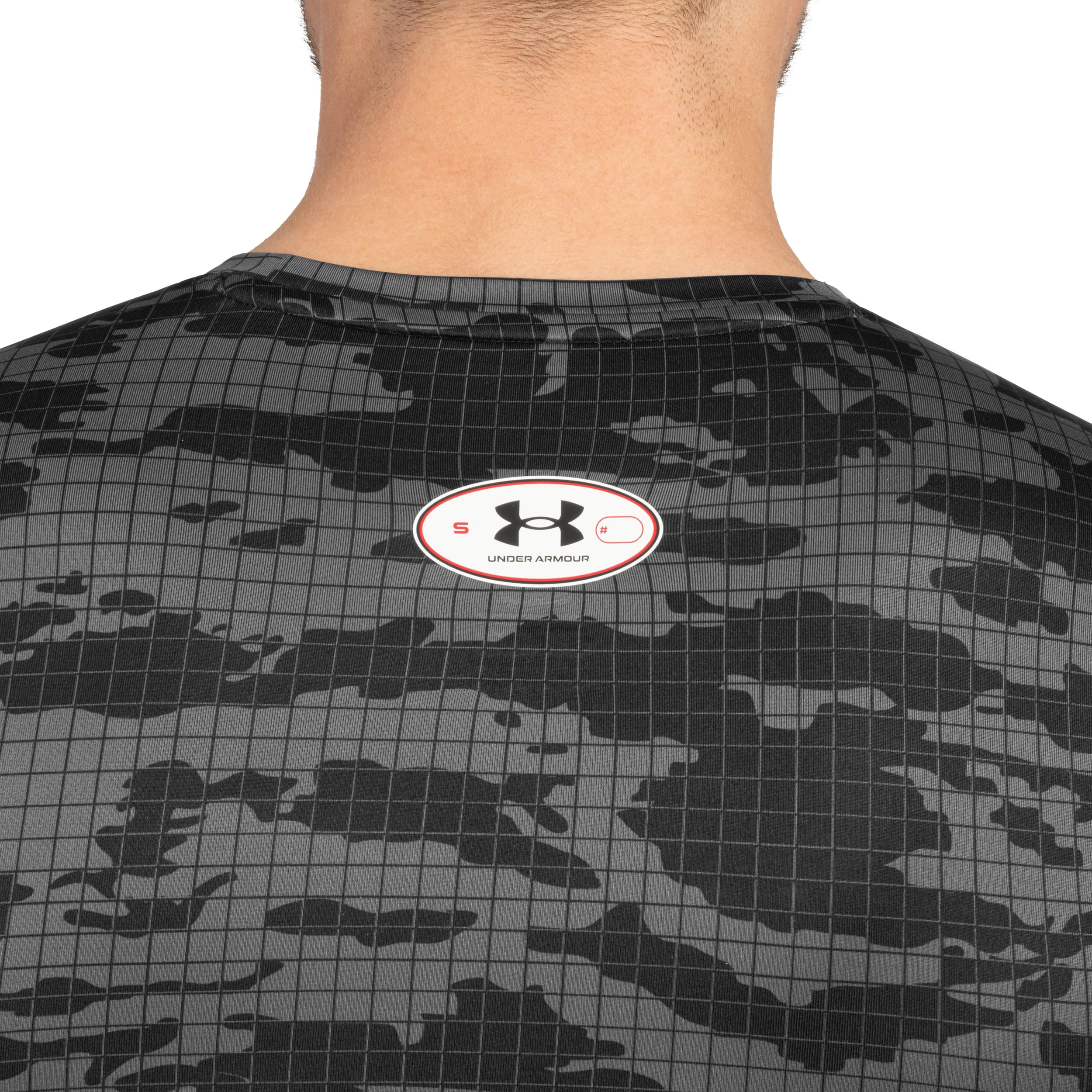Under Armour - HeatGear Printed Funktionsshirt - Black